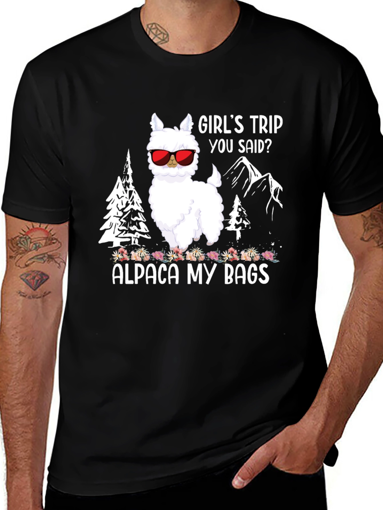 Variant 2 of Alpaca My Bags T-Shirt