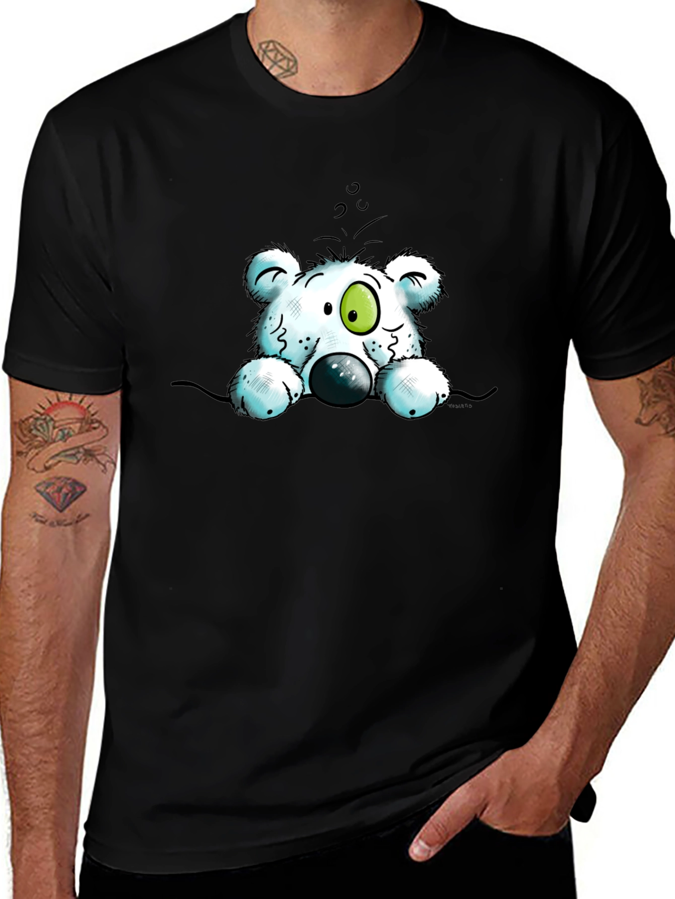 Variant 14 of Cartoon Bear Graphic T-Shirt