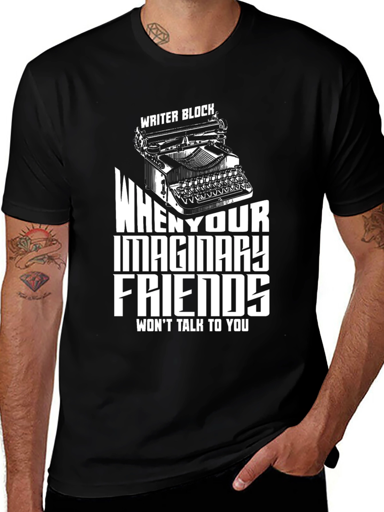 Variant 12 of Writer's Block Tee - Imaginary Friends T-Shirt