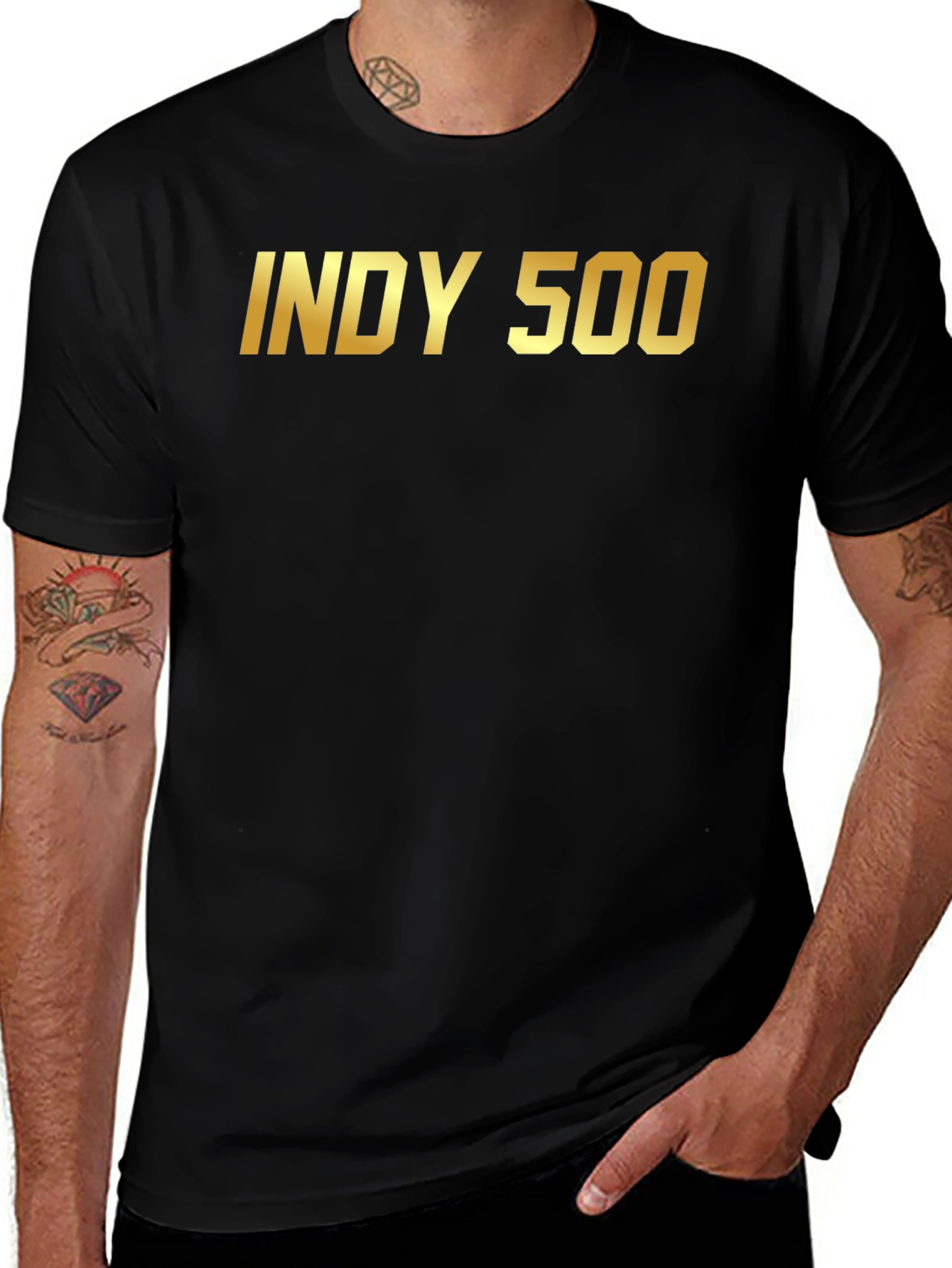 Variant 17 of Indy 500 Black T-Shirt