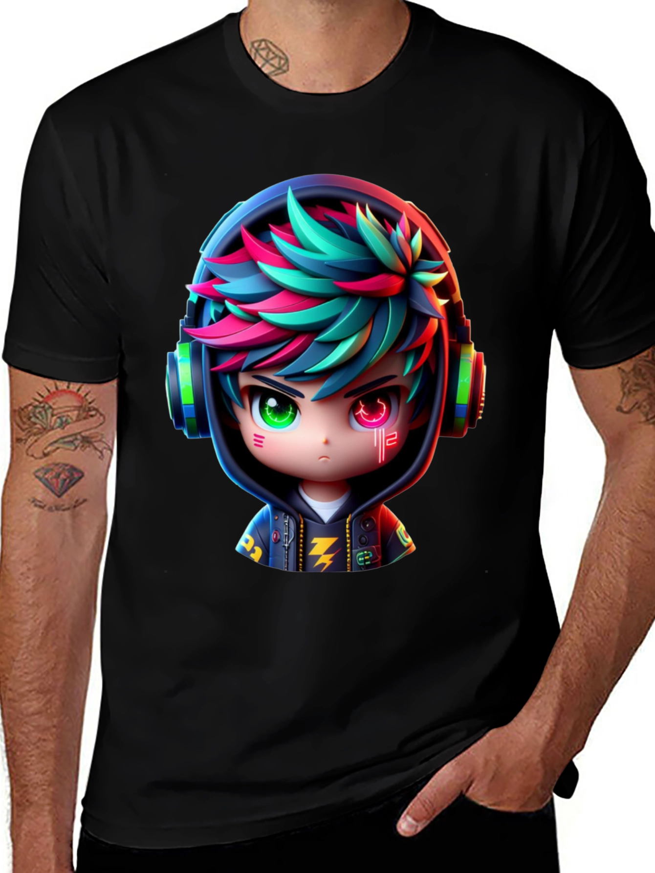 Variant 18 of Anime Gamer Graphic Tee
