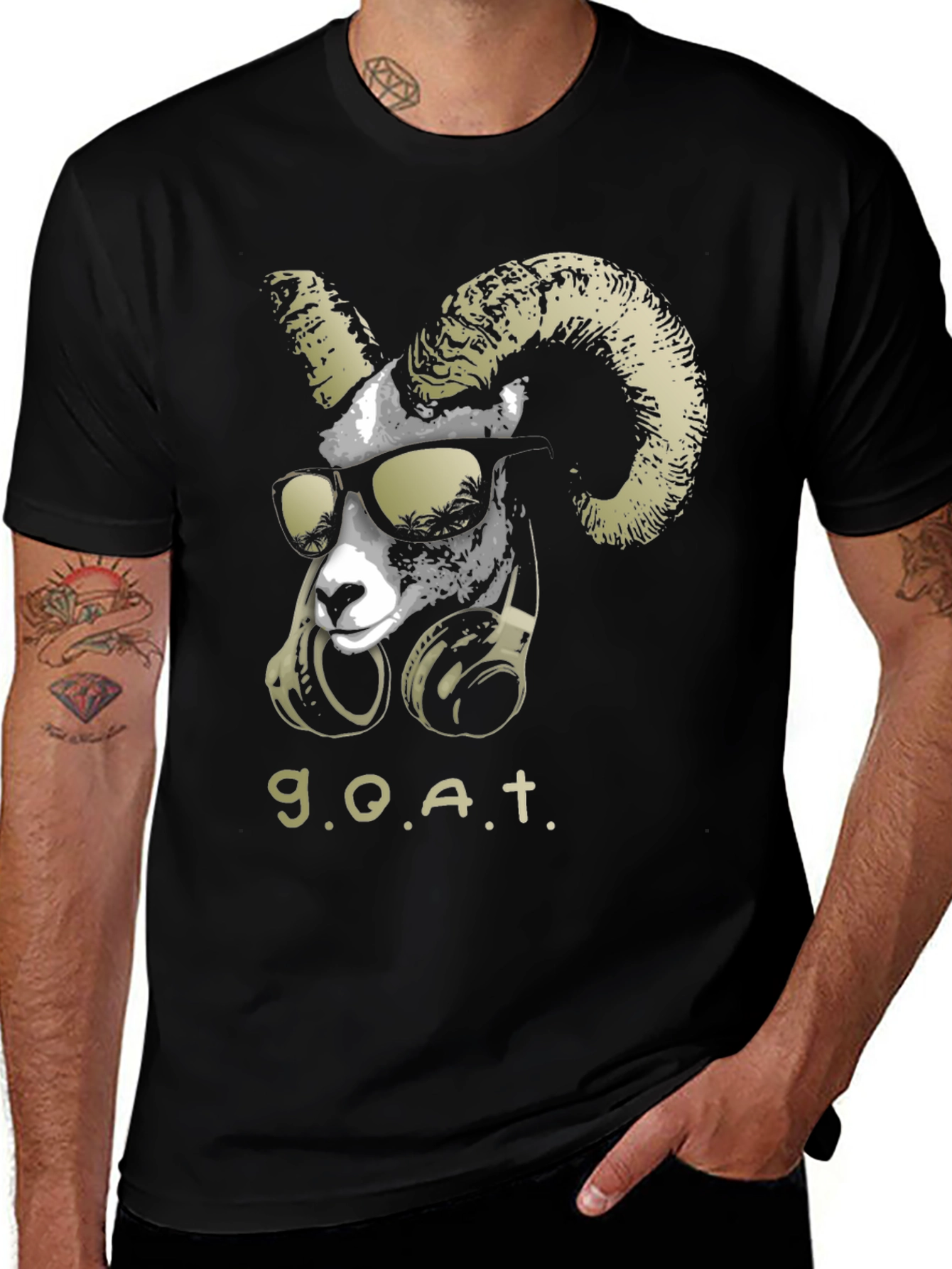 Variant 20 of GOAT Graphic T-Shirt - Cool Animal Tee