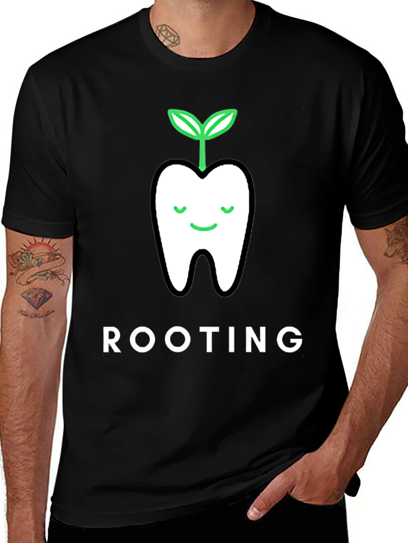Variant 6 of Rooting T-Shirt Funny Dentist Tee