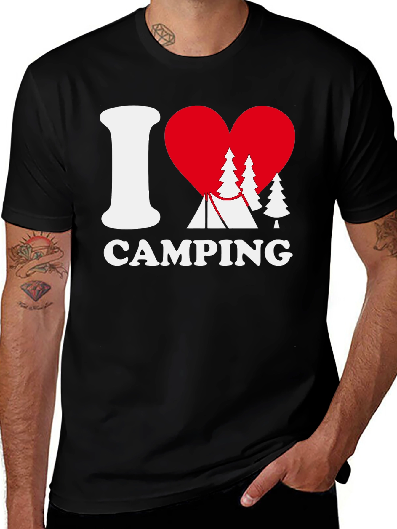 I Love Camping Graphic Tee