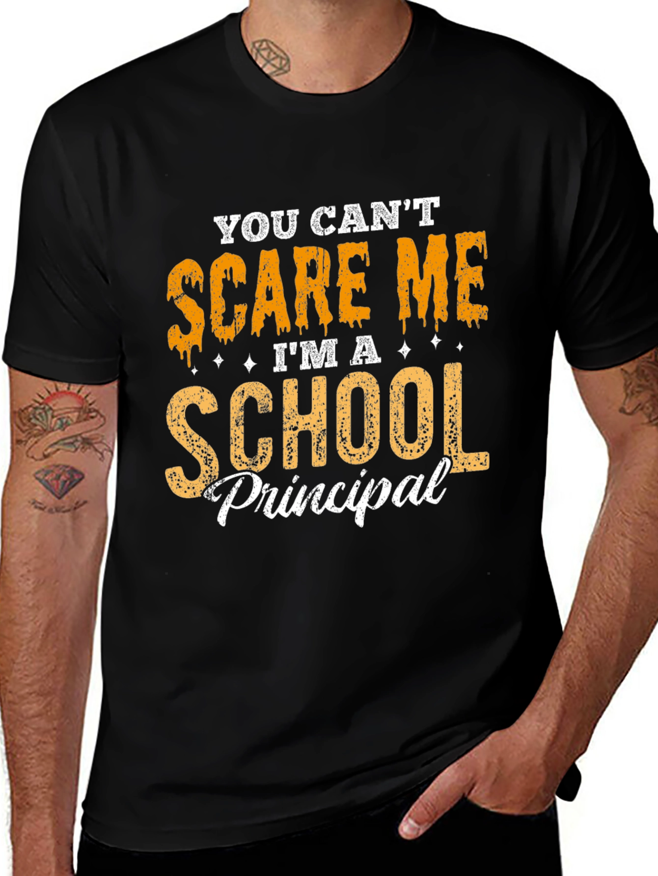 Variant 15 of School Principal T-Shirt - Funny Halloween Scare Tee