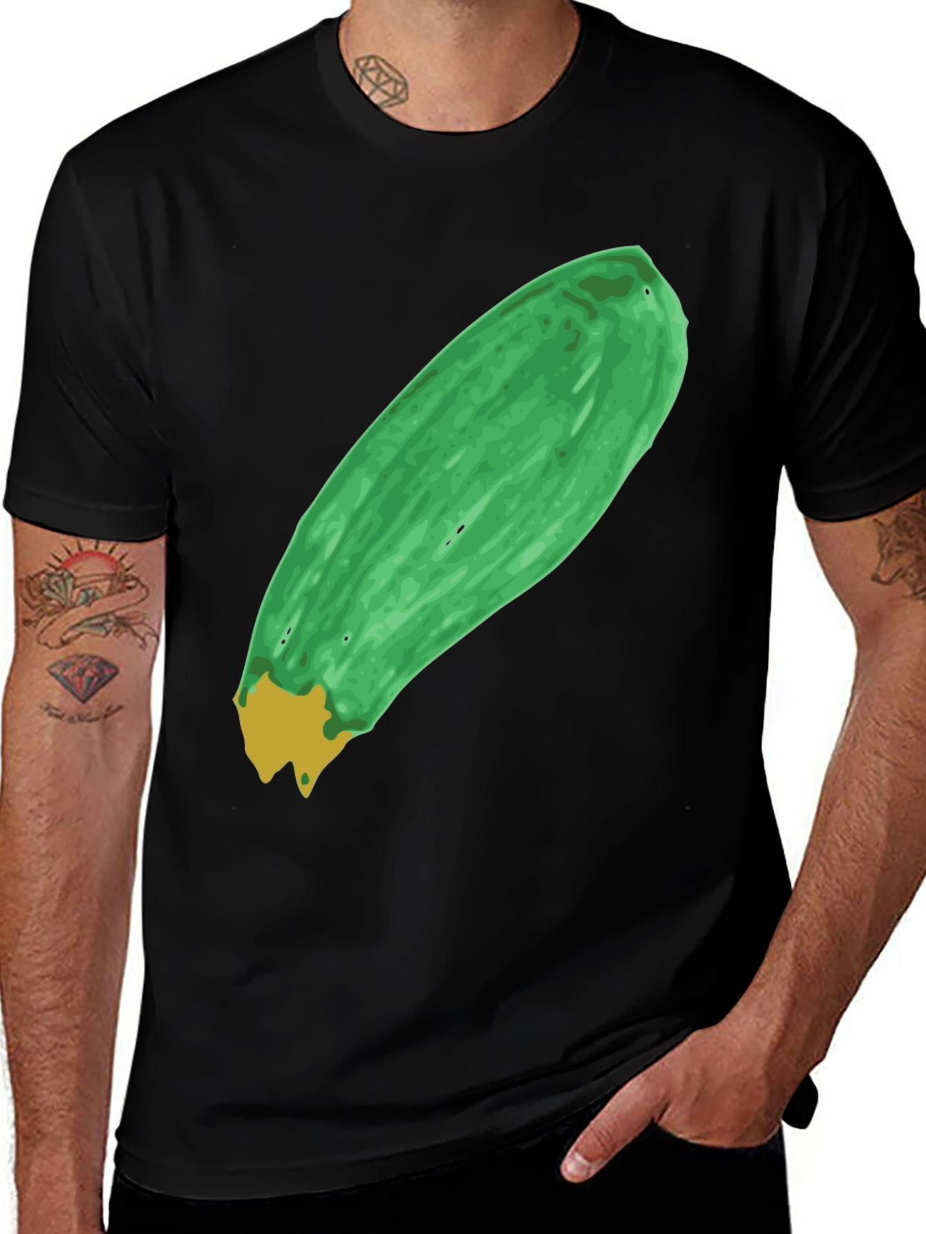 Variant 8 of Zucchini Graphic Tee - Quirky & Comfortable