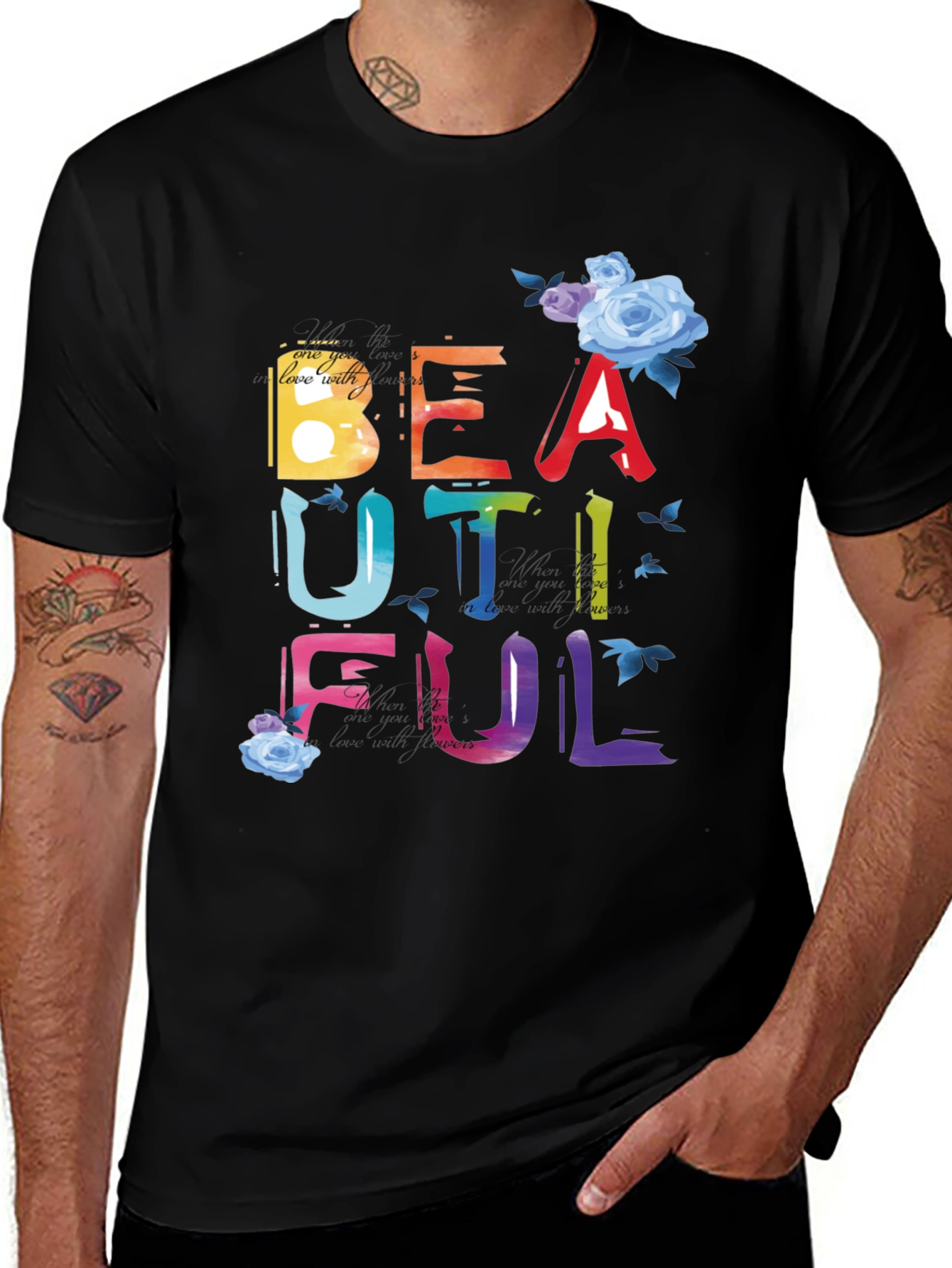 Variant 16 of Beautiful Graphic Tee - Stylish Cotton Blend Shirt