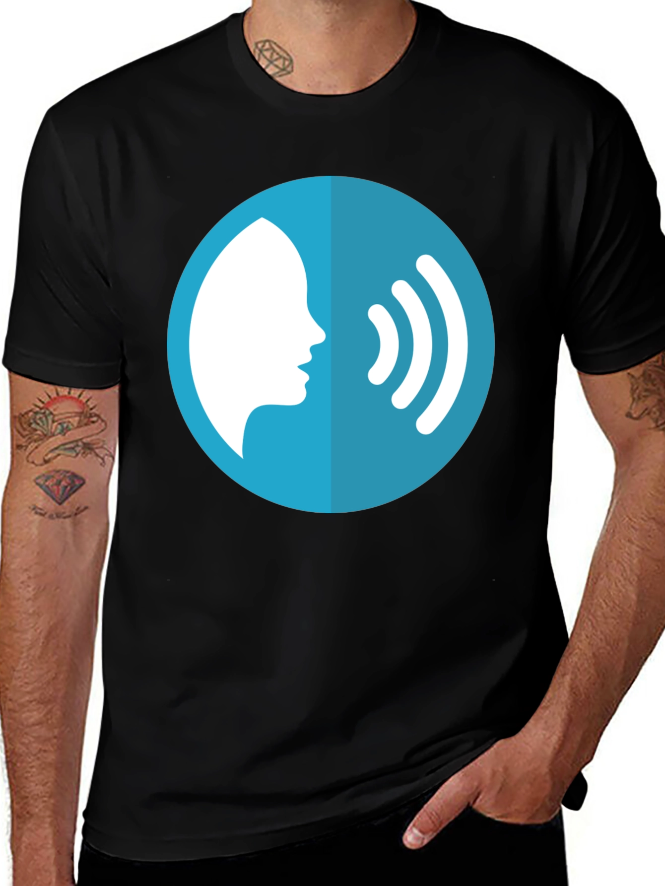 Variant 8 of Speaking Silhouette T-Shirt