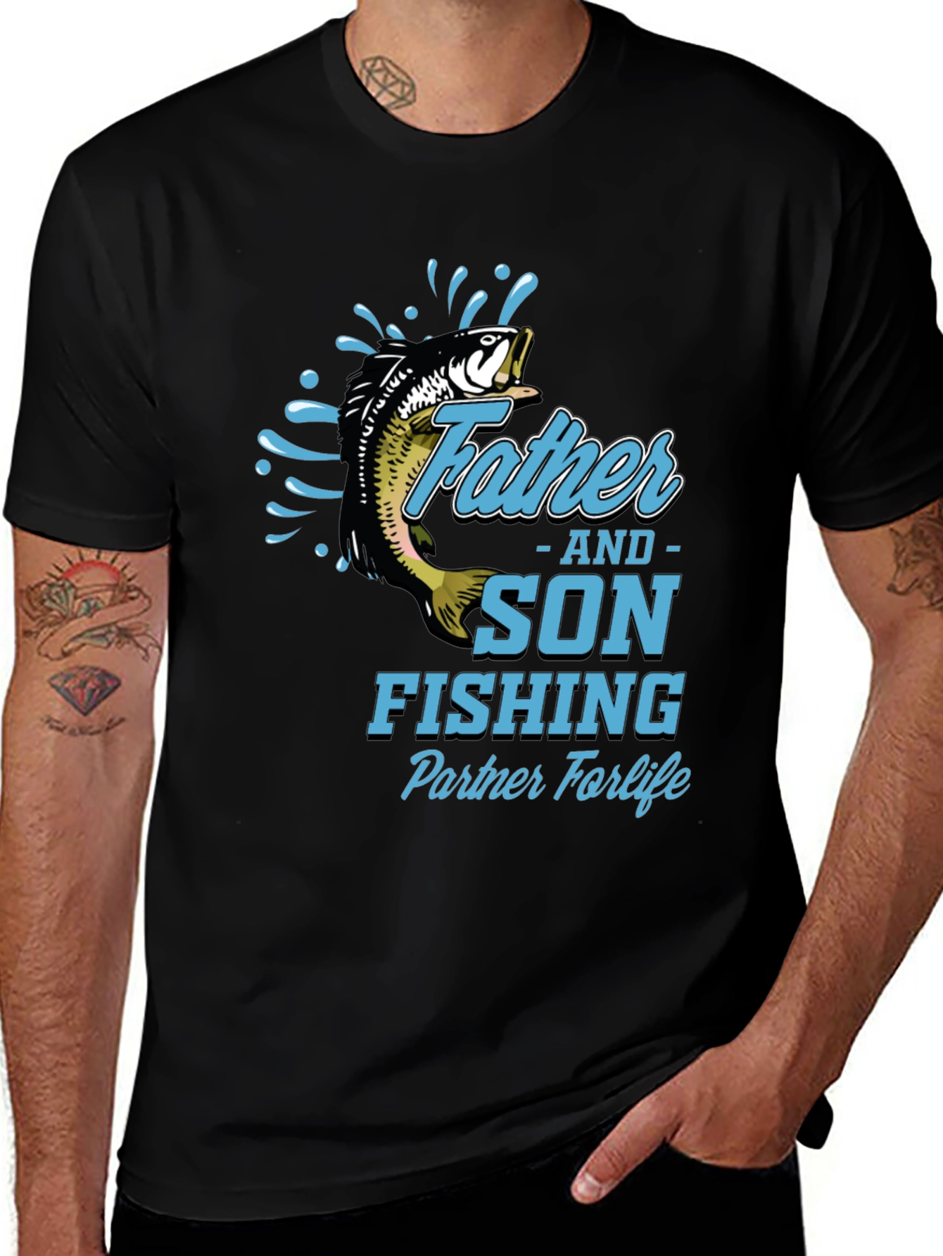 Variant 7 of Father and Son Fishing Partner Forlife T-Shirt