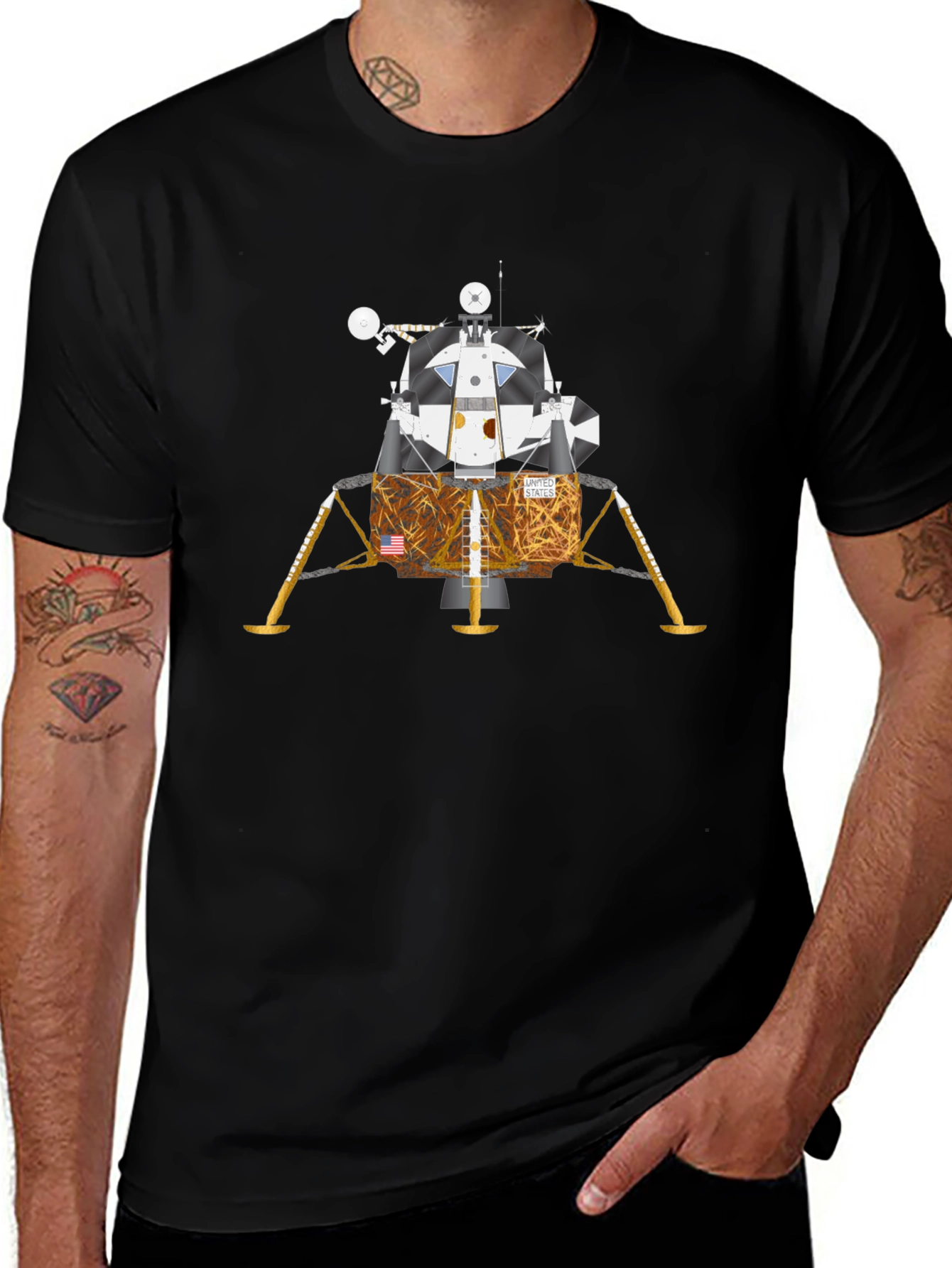 Apollo Lunar Module Graphic T-Shirt