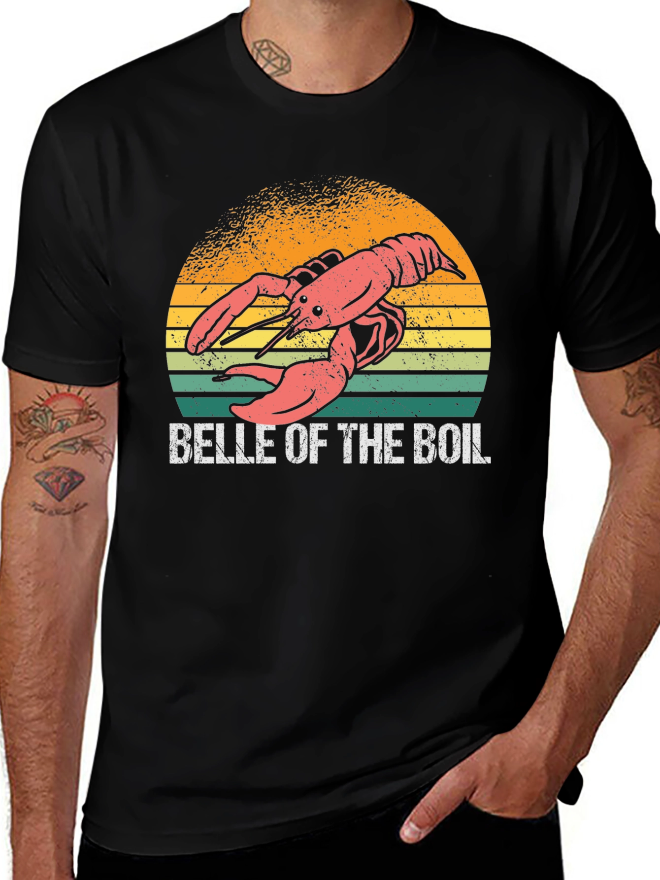 Variant 18 of Belle of the Boil Crawfish Graphic Tee