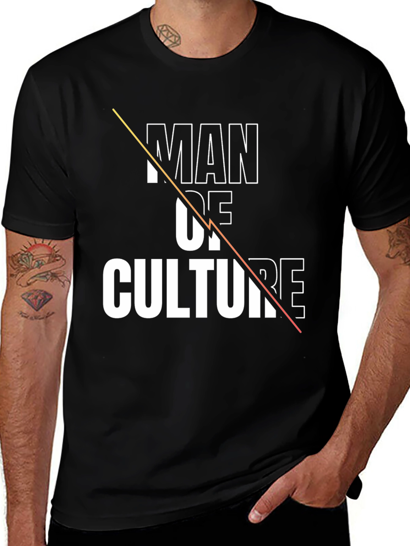 Variant 3 of Man of Culture Graphic T-Shirt - Stylish Tee