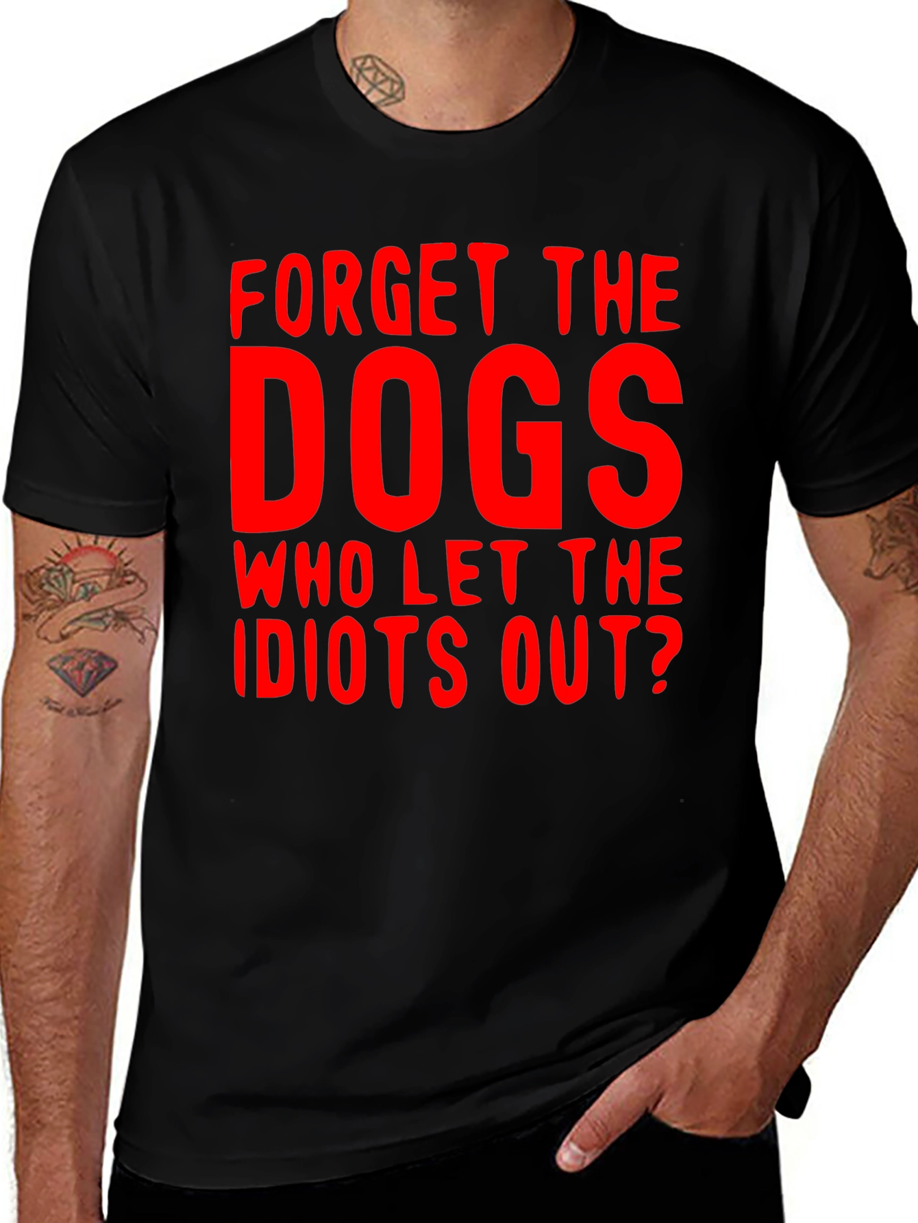 Variant 18 of Forget the Dogs Graphic T-Shirt