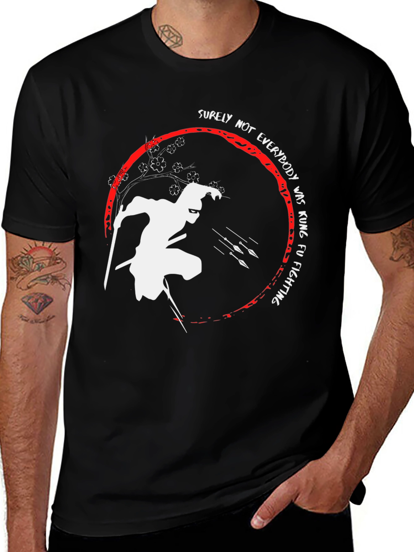Variant 6 of Ninja Kung Fu Fighting T-Shirt
