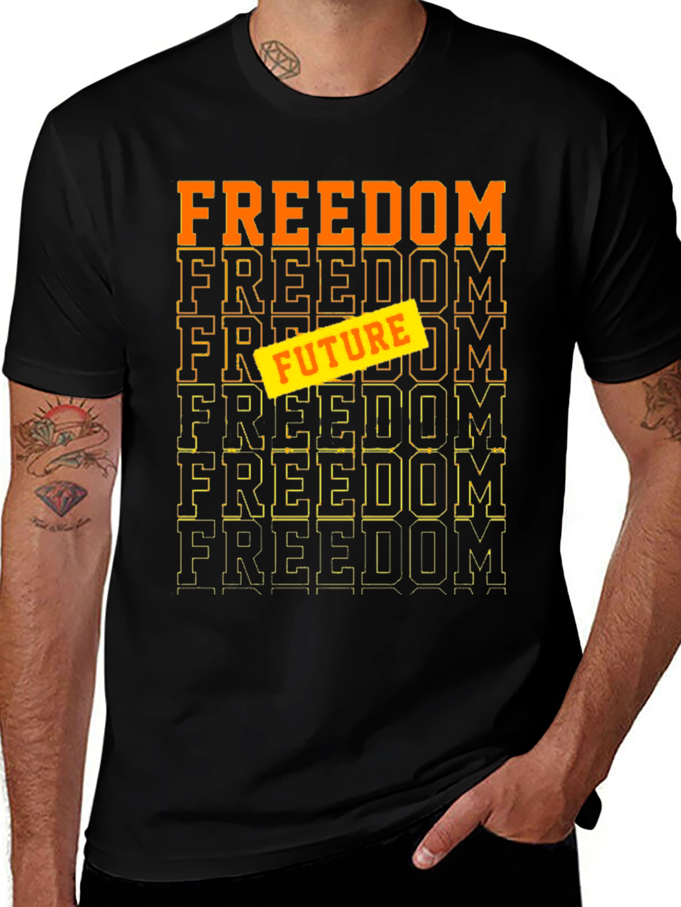 Variant 21 of Freedom Future Graphic T-Shirt
