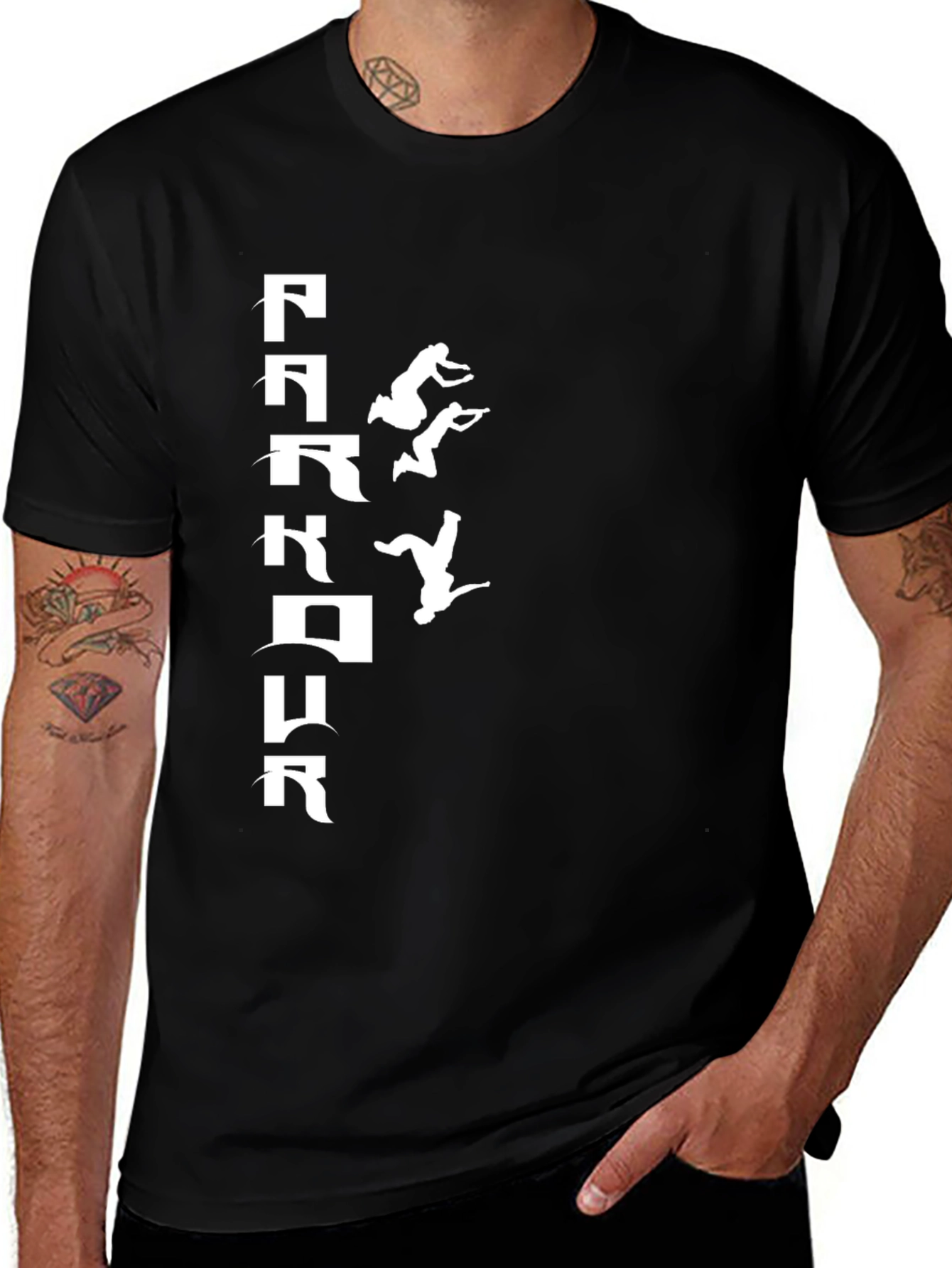 Variant 9 of Parkour Graphic Tee - Urban Style