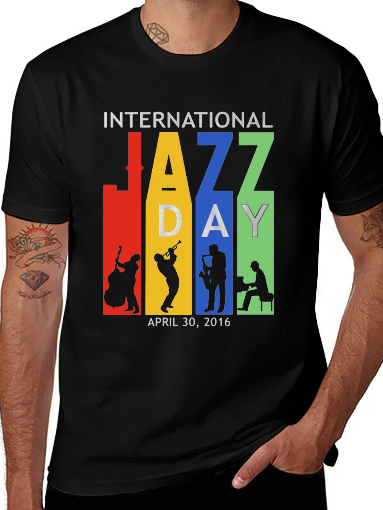 International Jazz Day T-Shirt - April 30, 2016