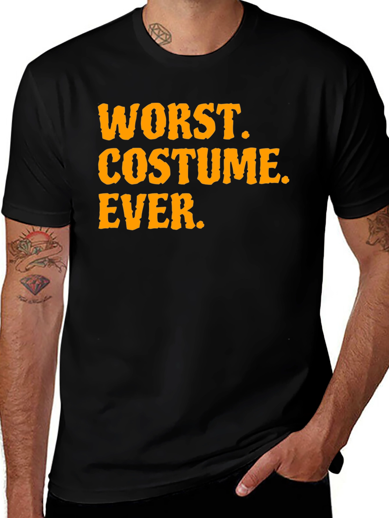 Worst Costume Ever T-Shirt - Funny Halloween Tee
