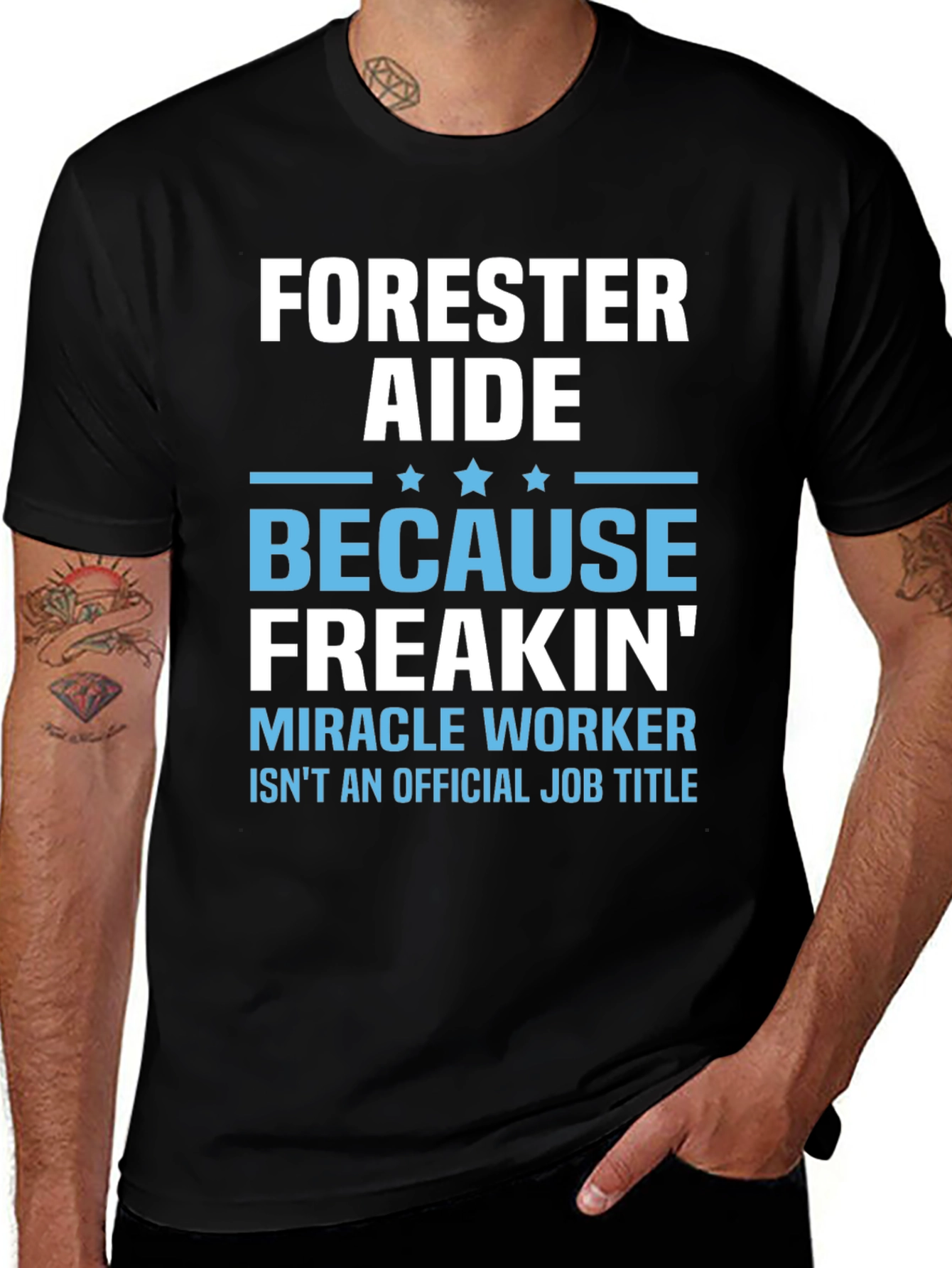 Variant 7 of Forester Aide T-Shirt Funny Miracle Worker Tee