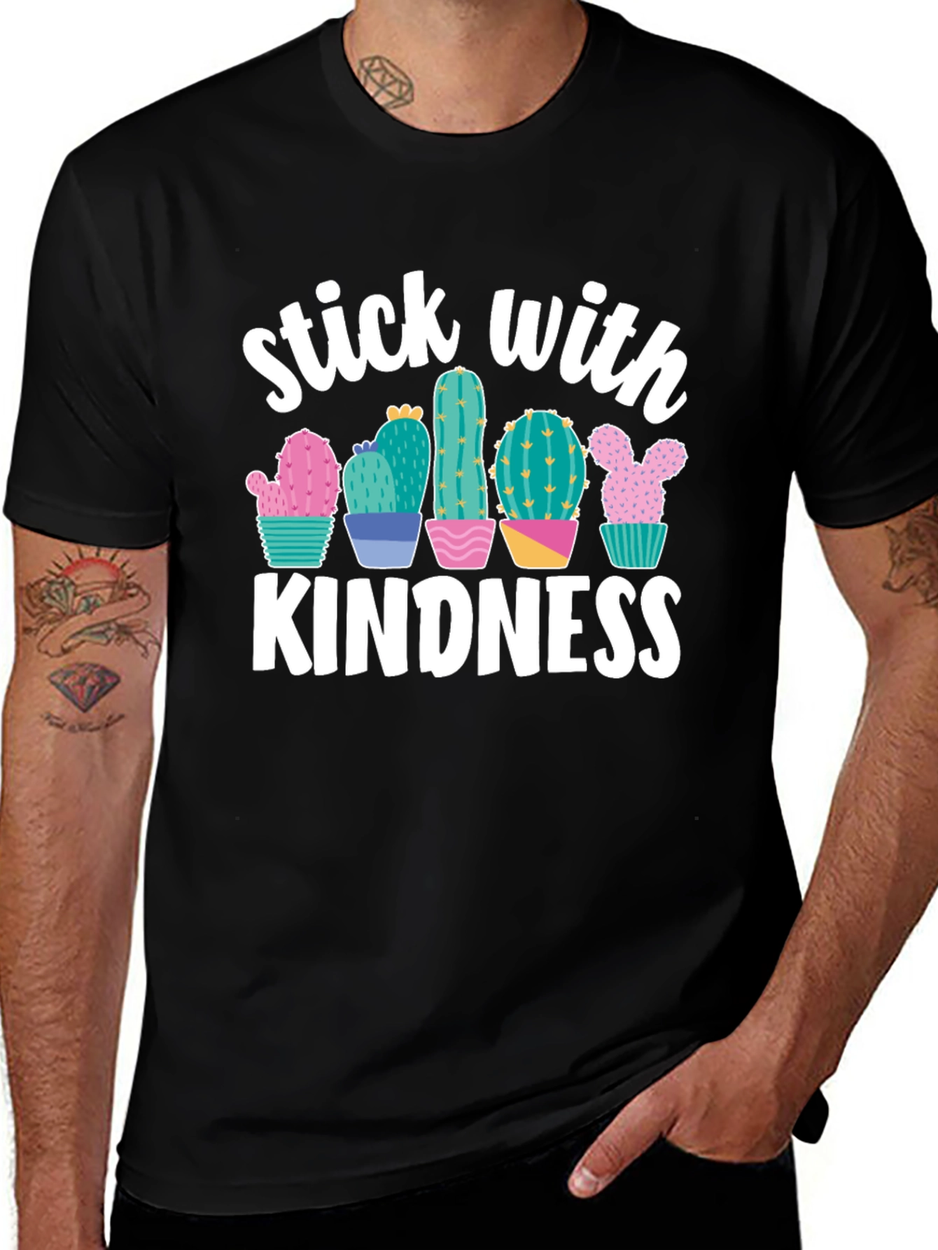 Variant 29 of Stick with Kindness Graphic Tee