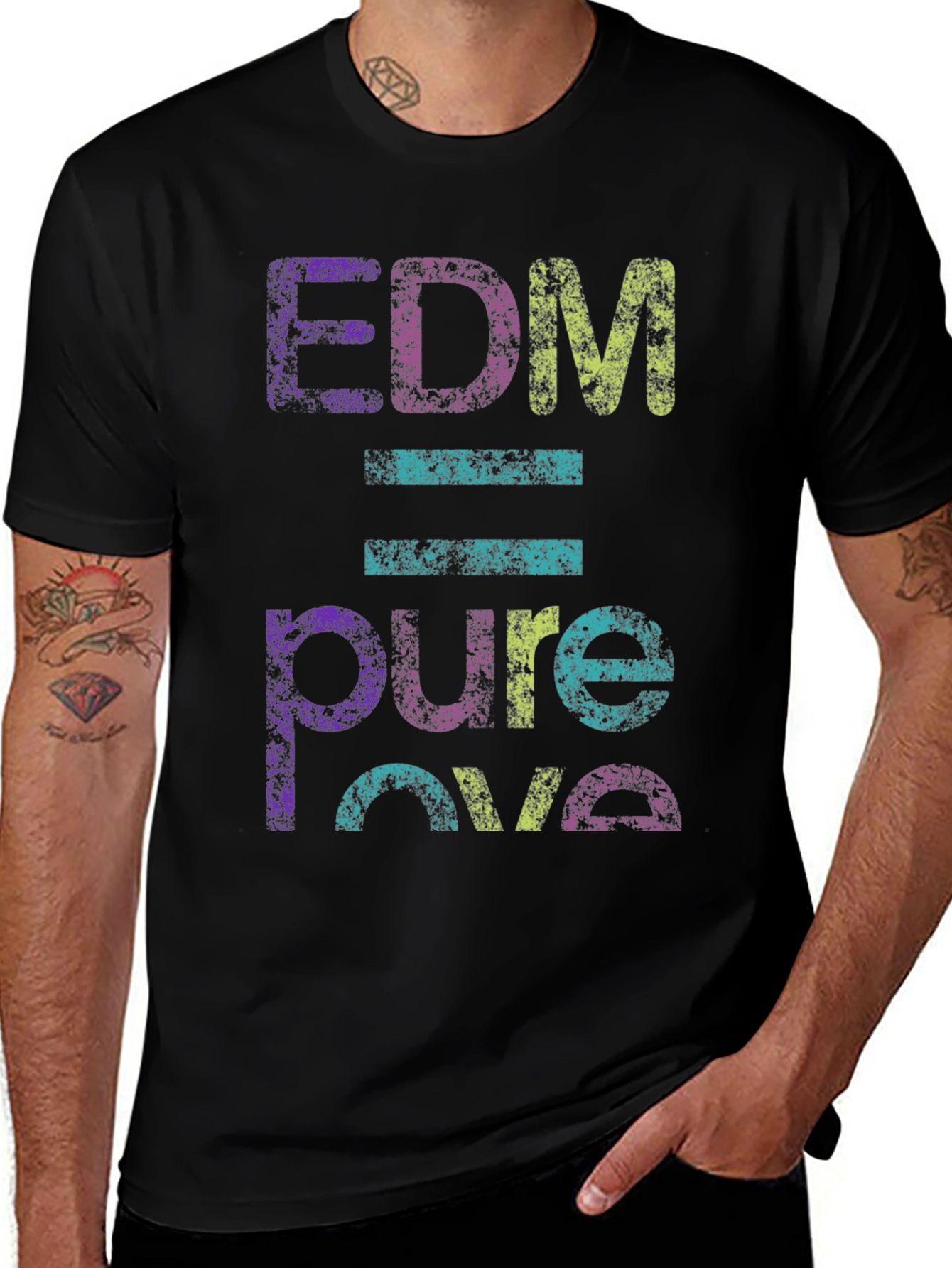 EDM Pure Love T-Shirt - Music Festival Rave Tee