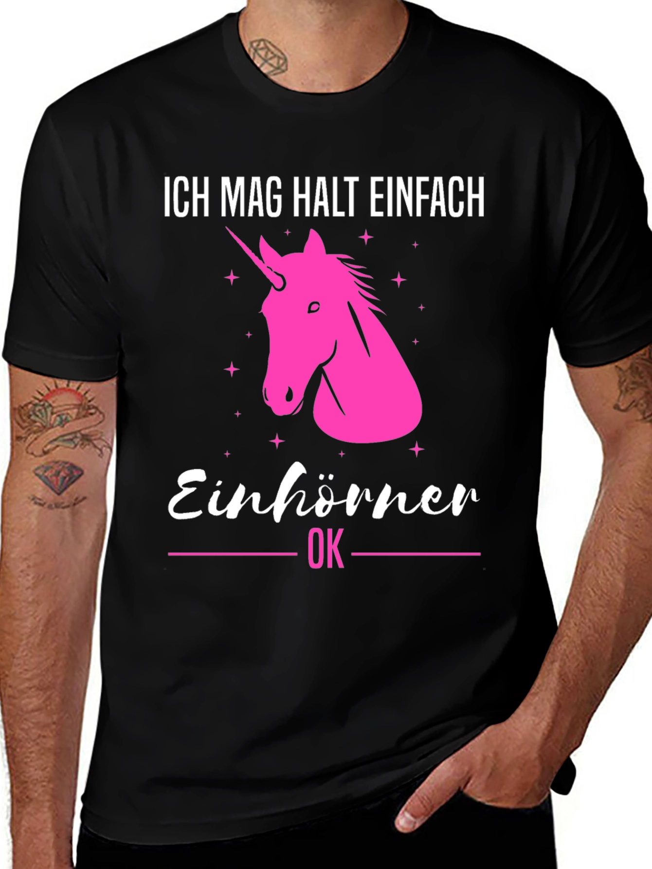 Variant 4 of Ich Mag Halt Einfach Einhörner T-Shirt