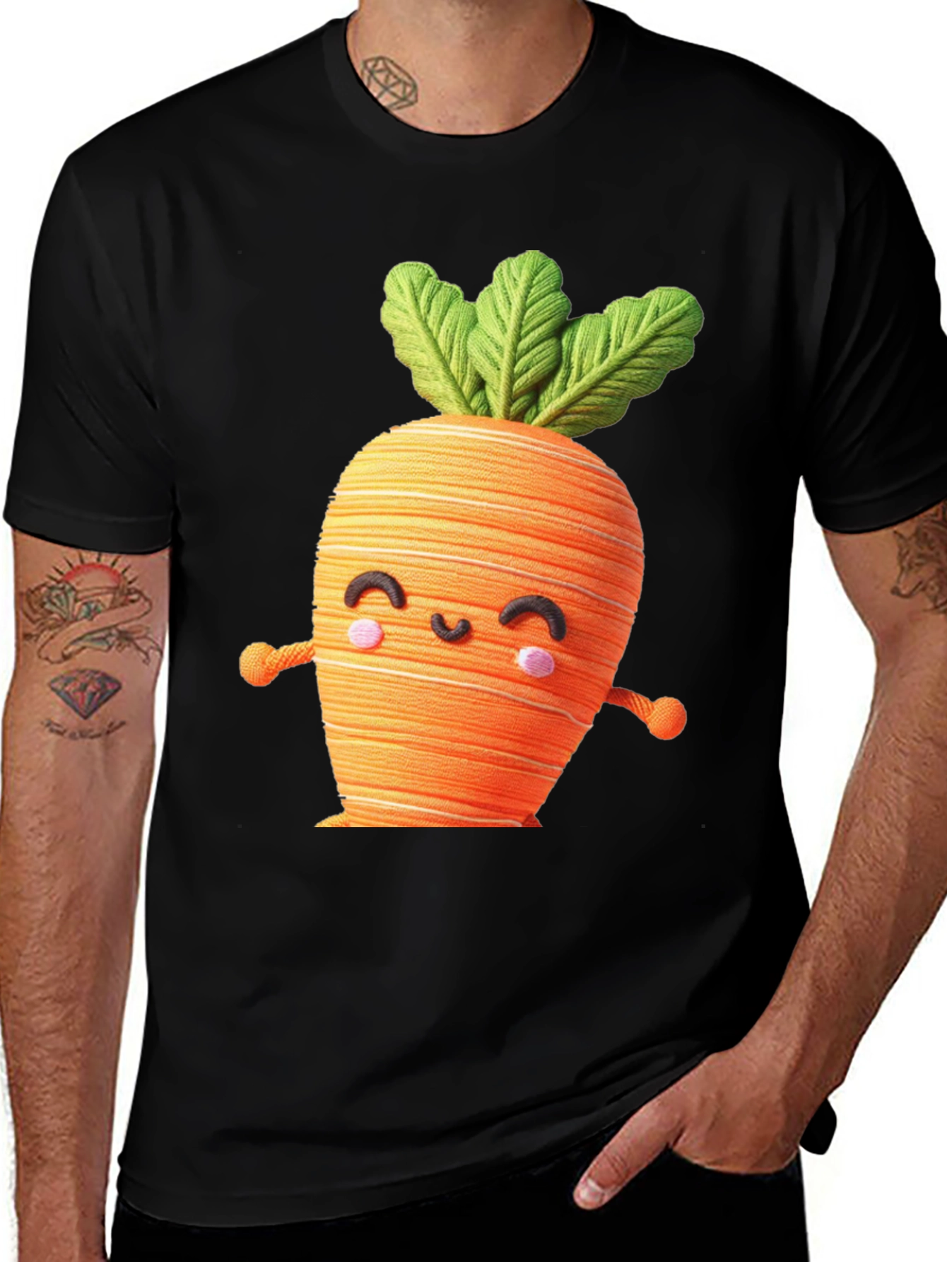 Variant 30 of Cute Carrot Graphic Tee