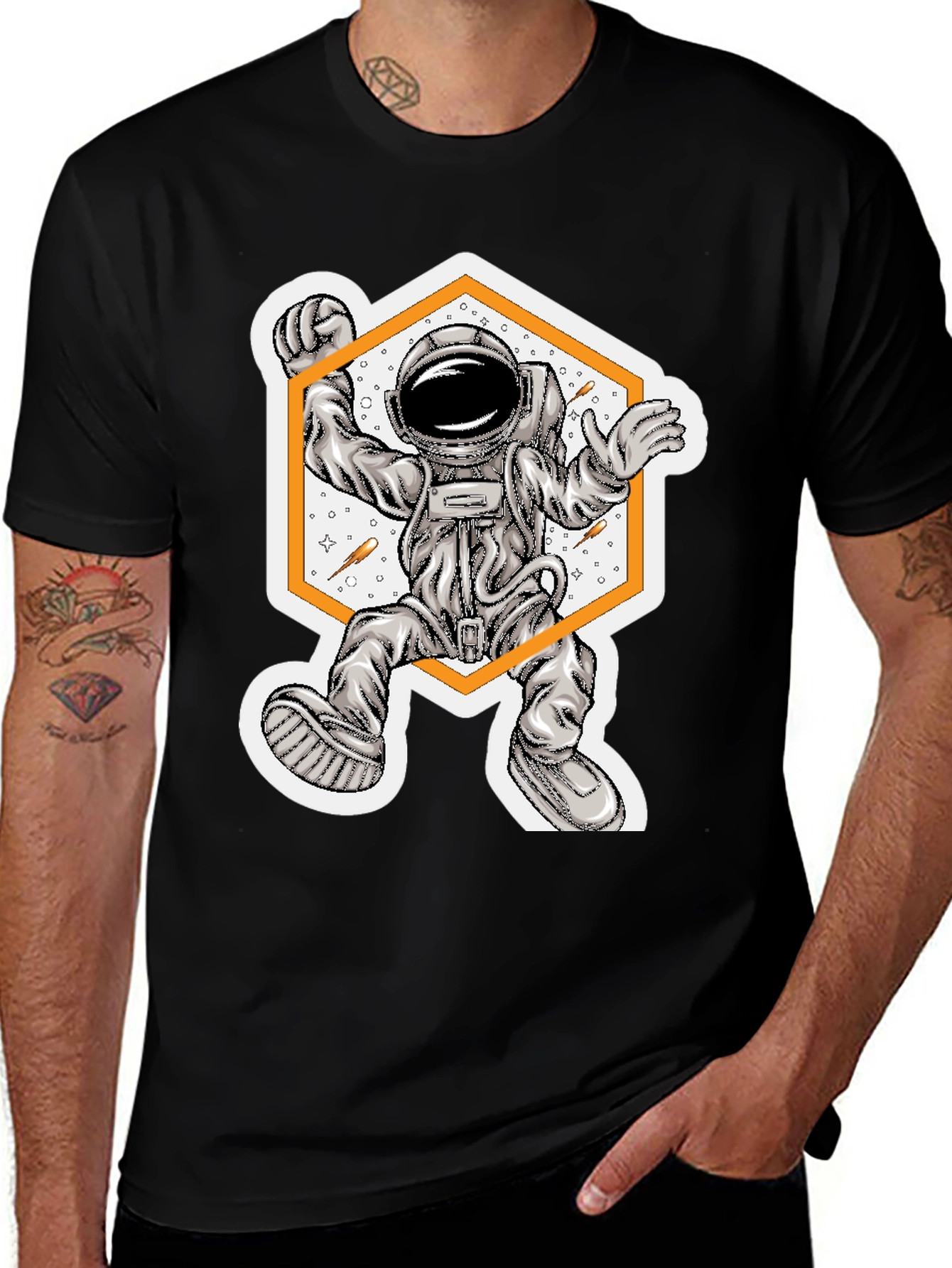 Variant 29 of Astronaut Graphic Tee - Space Adventure