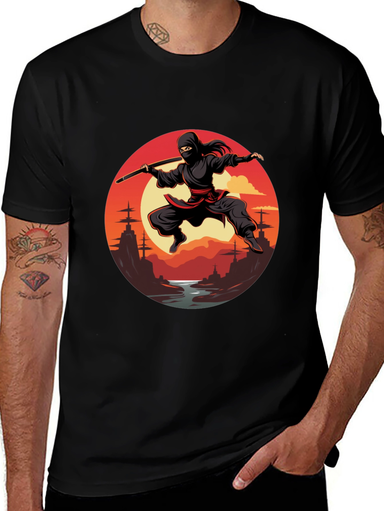Variant 22 of Ninja Warrior Graphic Tee