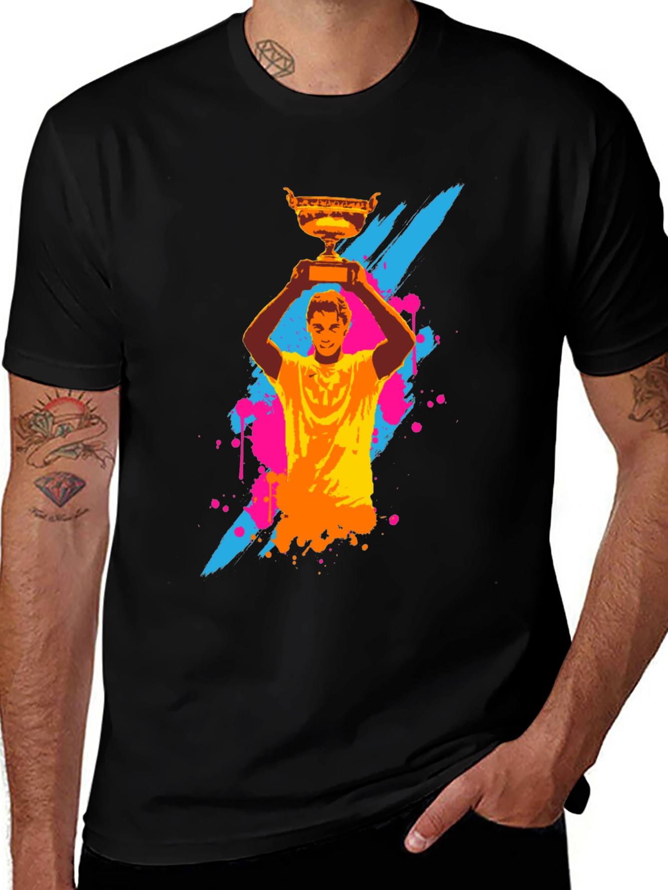 Variant 26 of Tennis Champion Graphic T-Shirt