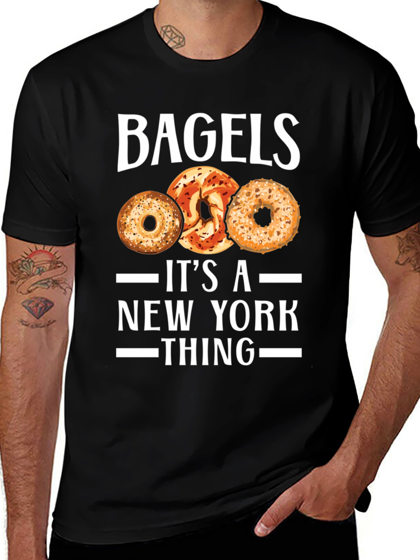 Variant 7 of Bagels New York Thing Graphic T-Shirt