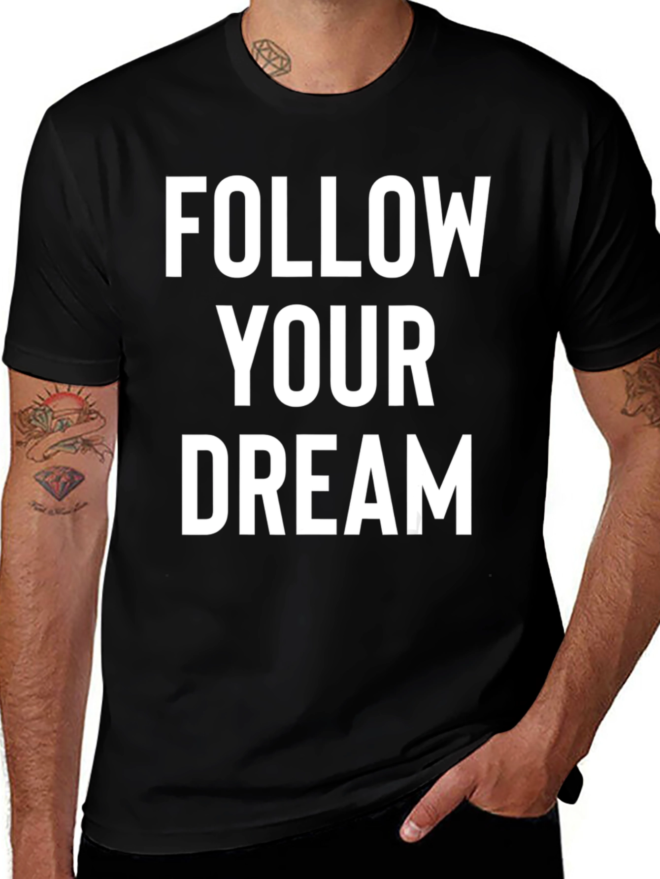 Variant 12 of Follow Your Dream Graphic T-Shirt