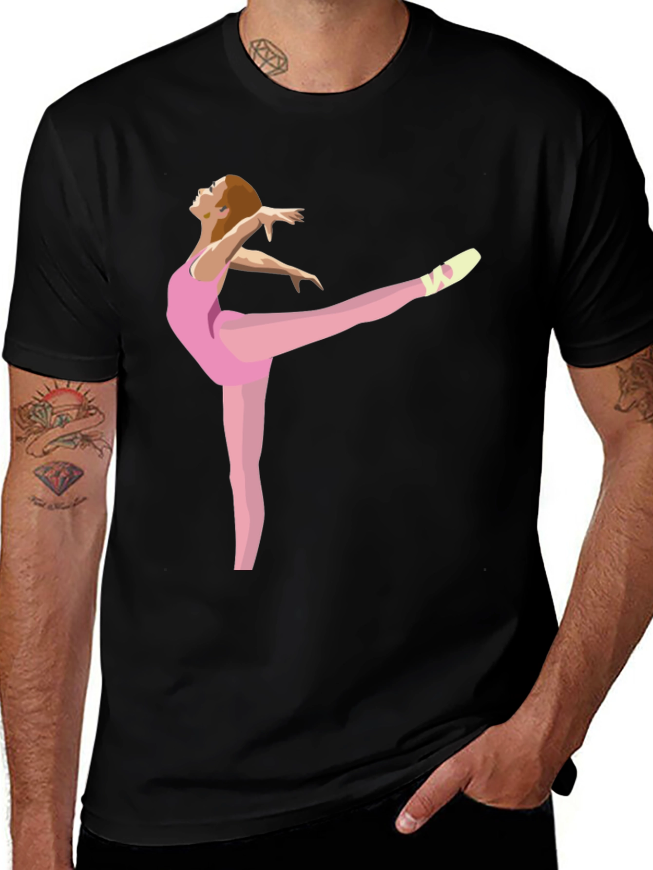 Variant 25 of Ballet Dancer Graphic Tee - Stylish Unisex T-Shirt