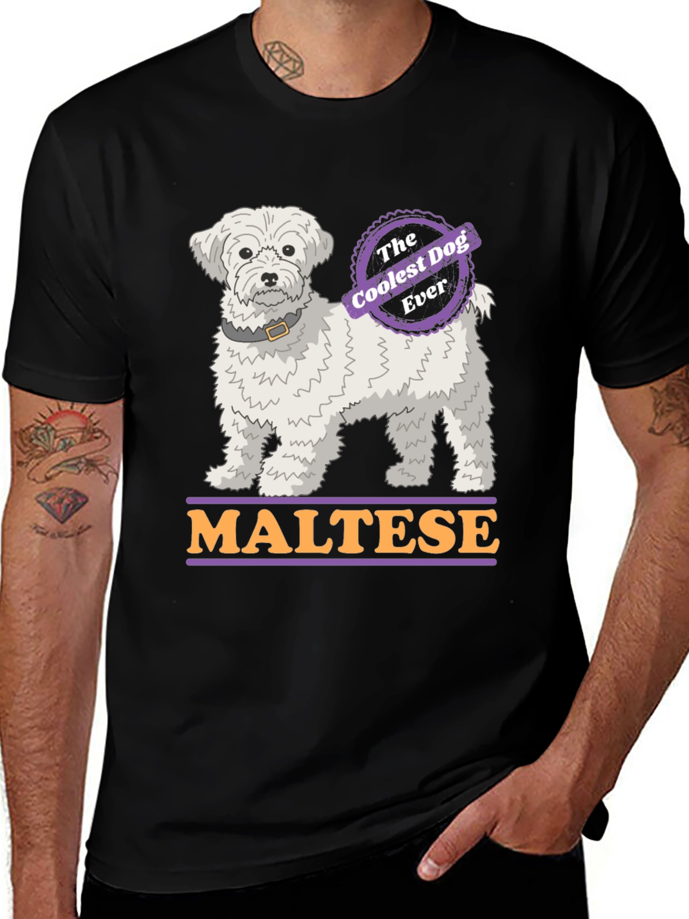 Coolest Dog Ever Maltese T-Shirt