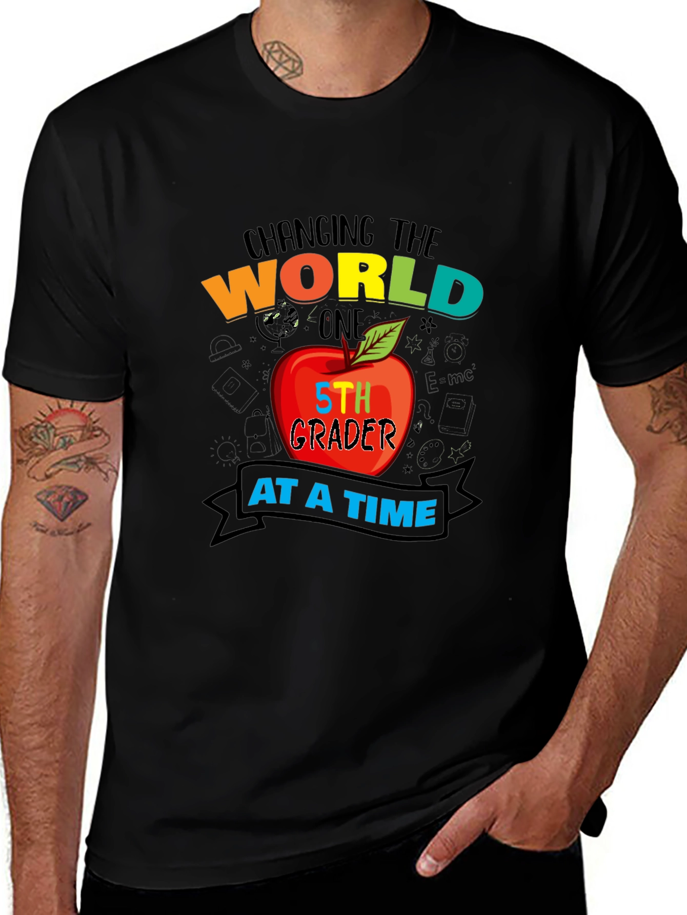 Variant 20 of Changing The World One 5th Grader At A Time T-Shirt