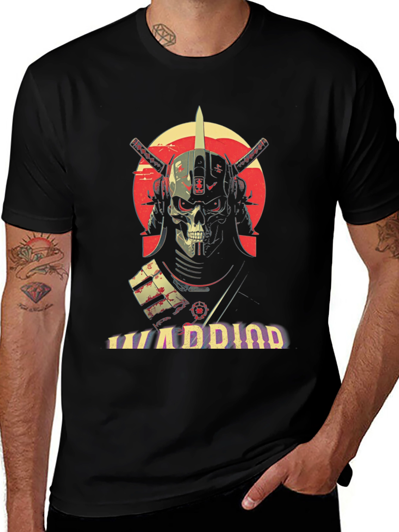 Variant 16 of Samurai Warrior Graphic T-Shirt