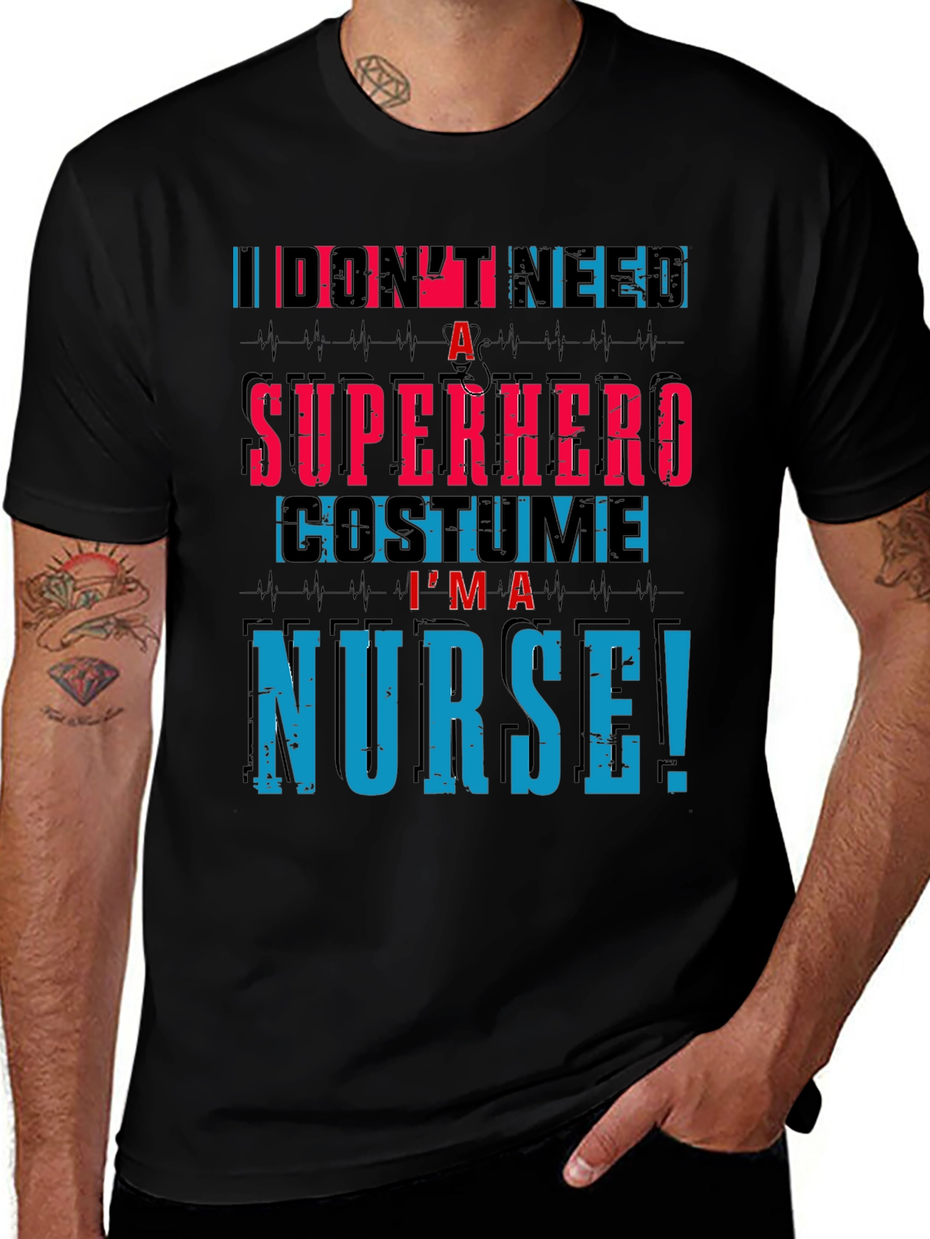 Variant 5 of I'm A Nurse! T-Shirt - Superhero Costume