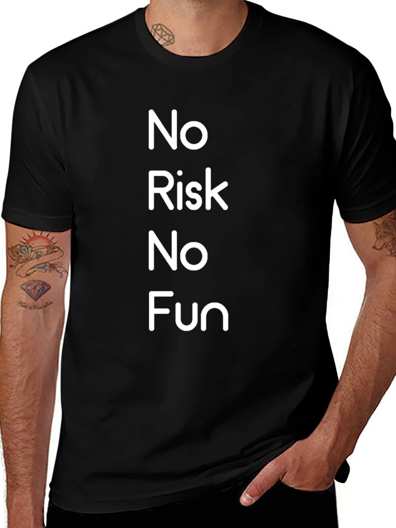 Variant 30 of No Risk No Fun Graphic Tee