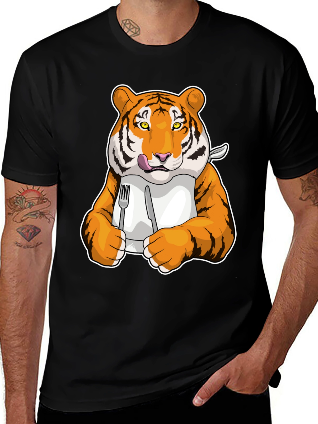 Variant 13 of Tiger Ready to Eat Graphic Tee