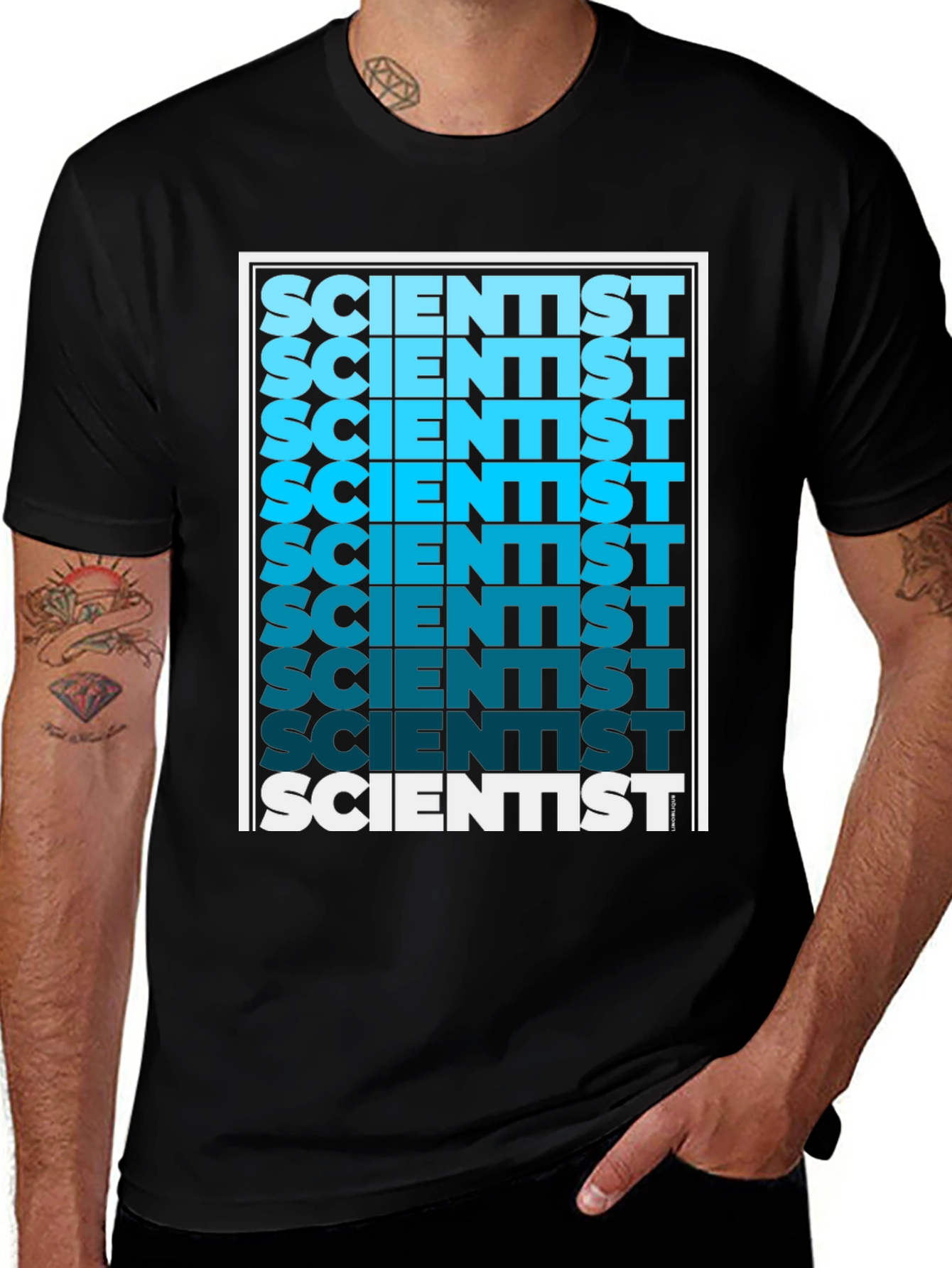 Variant 17 of Scientist Gradient T-Shirt