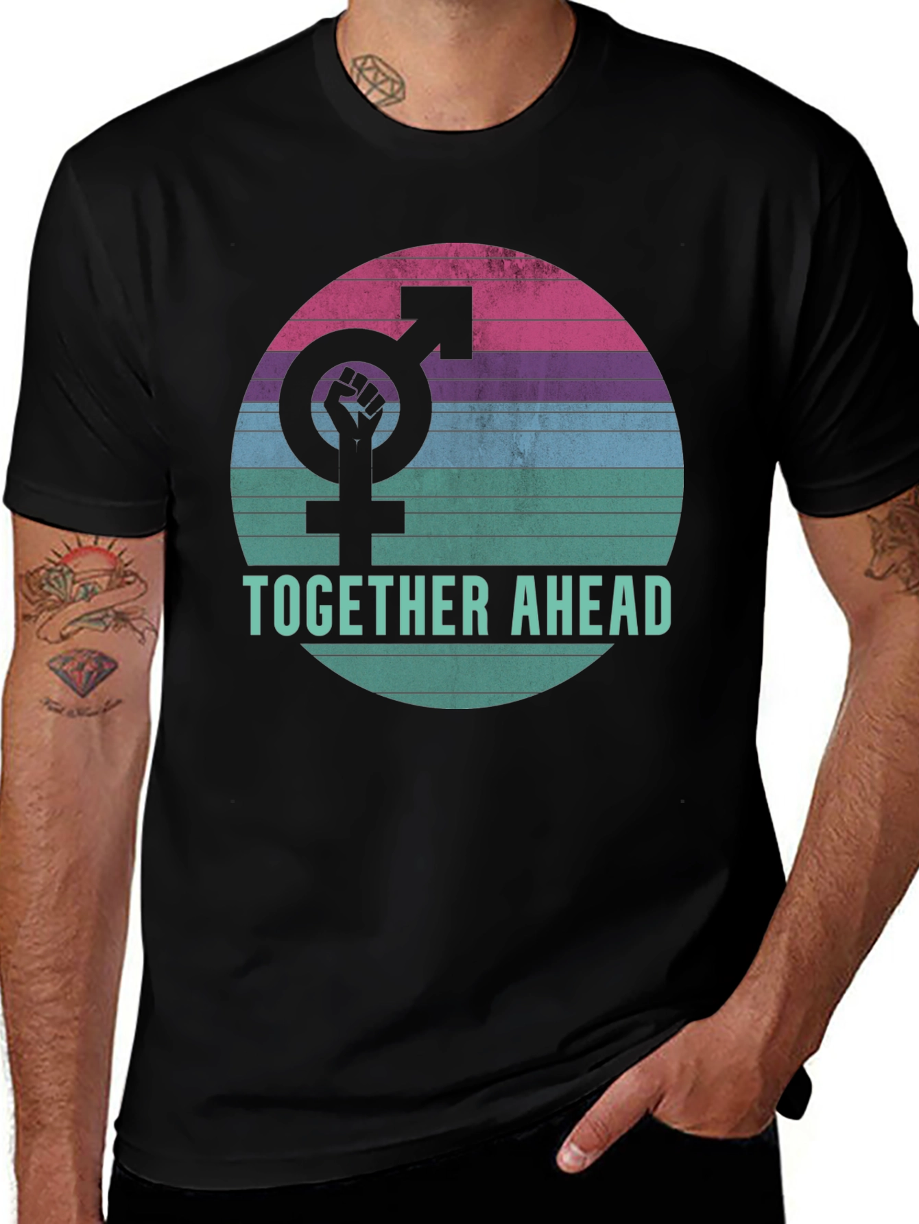 Variant 9 of Together Ahead Graphic T-Shirt