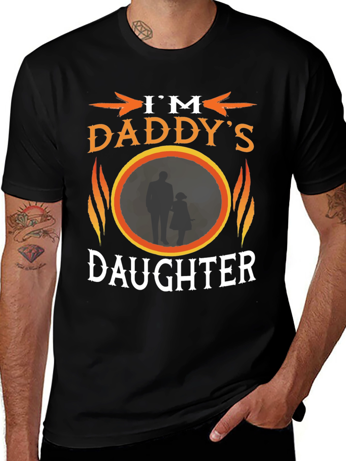 Daddy's Daughter Black T-Shirt
