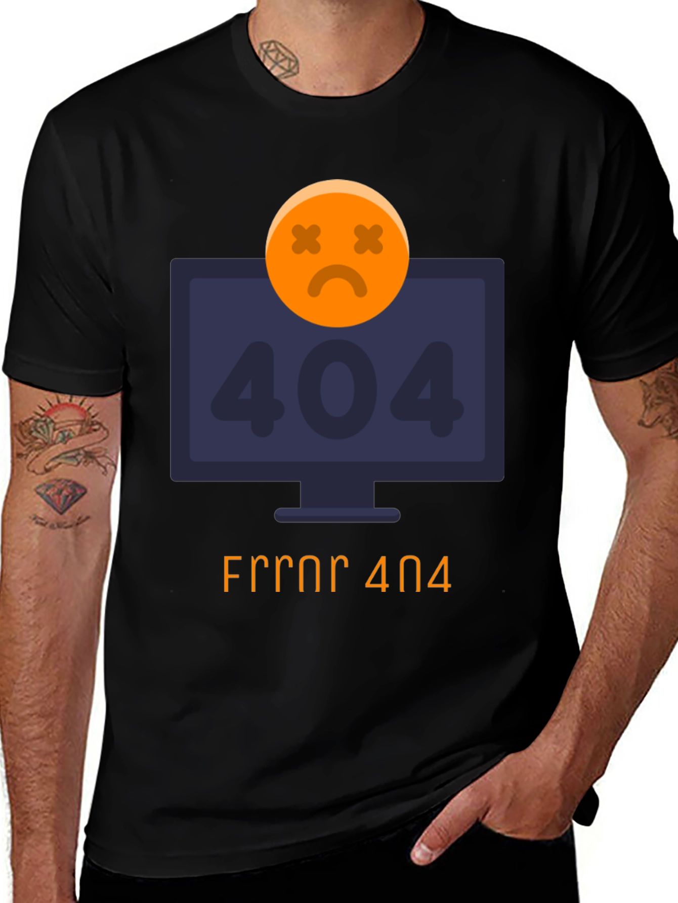 Error 404 Graphic T-Shirt - Funny Tech Tee