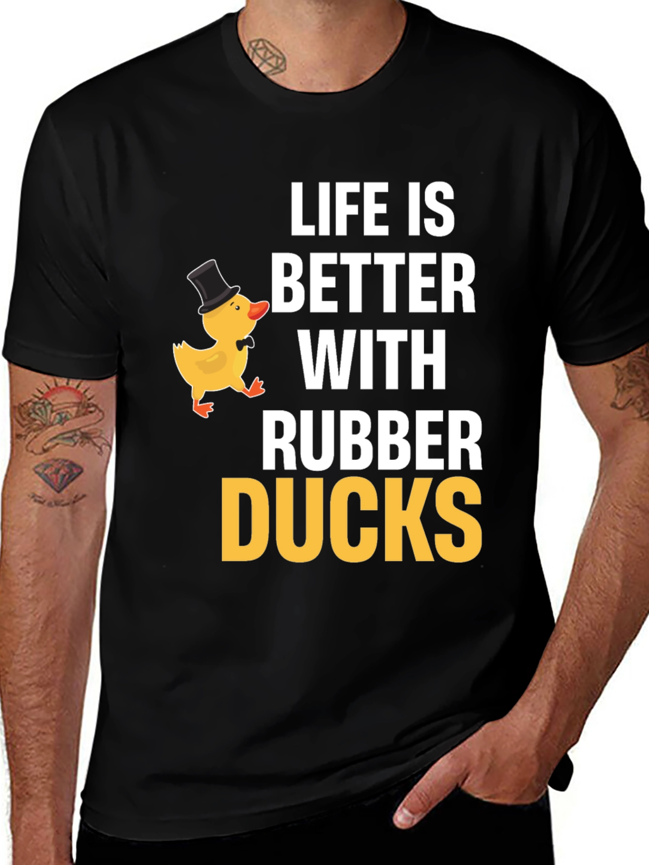 Variant 3 of Life is Better With Rubber Ducks - Graphic T-Shirt