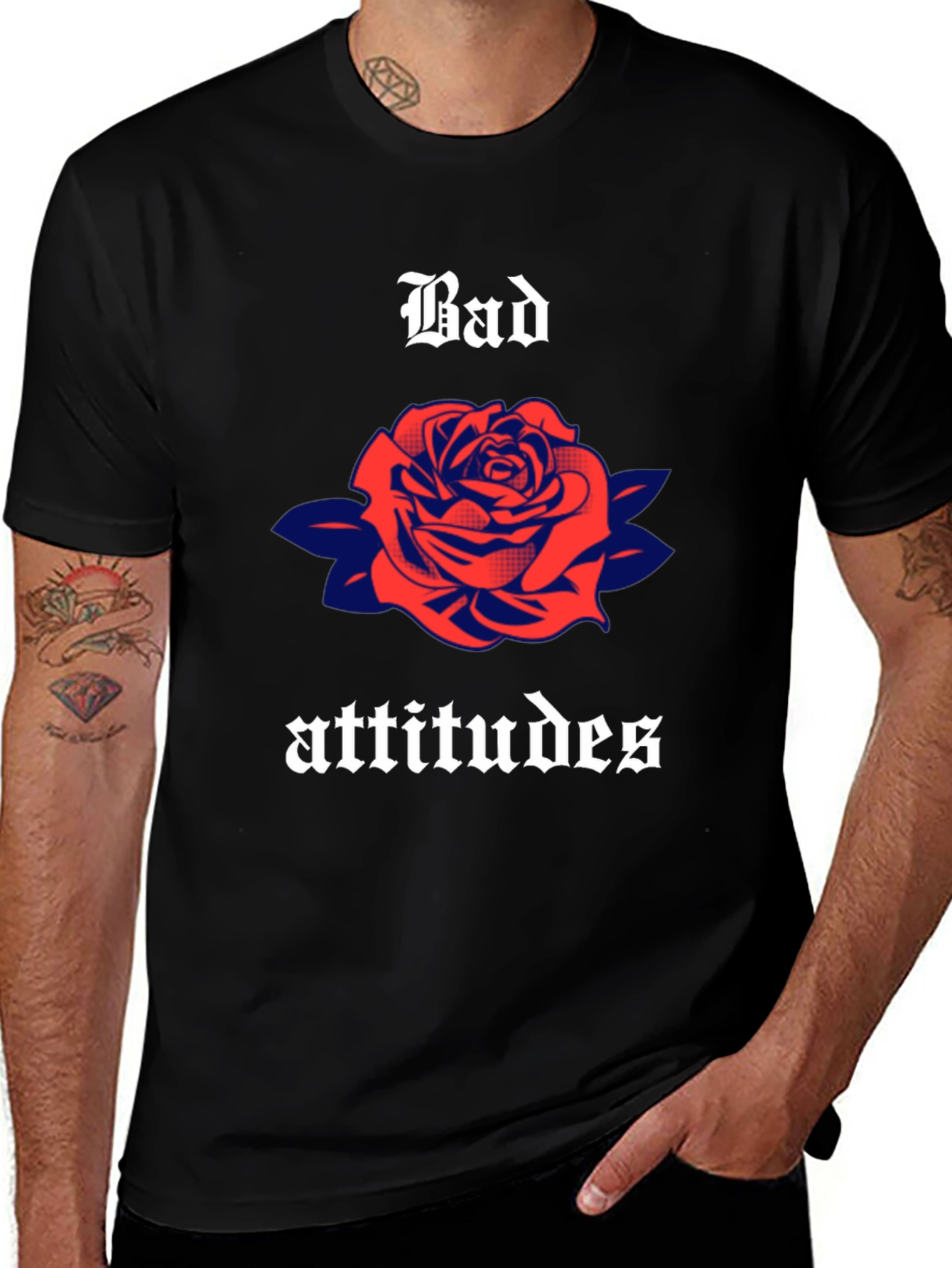 Variant 19 of Bad Attitudes Rose Graphic T-Shirt