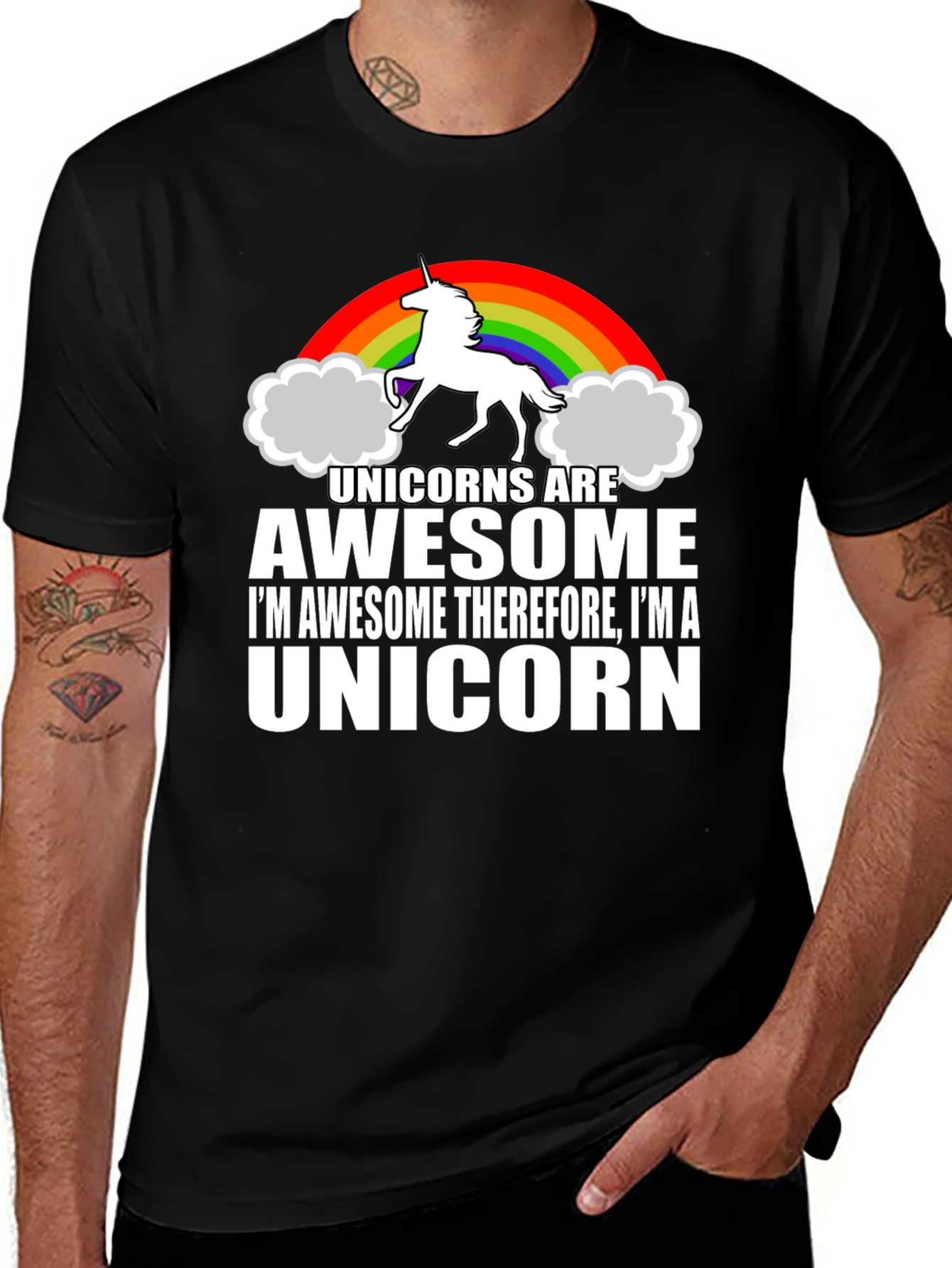 Variant 3 of Unicorns Are Awesome Graphic T-Shirt