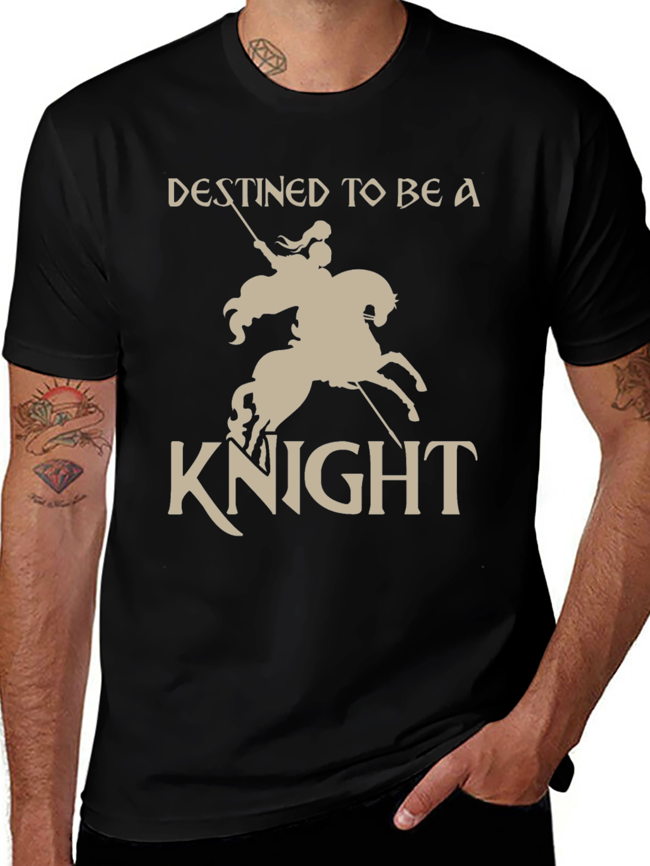 Variant 7 of Destined To Be A Knight Graphic T-Shirt