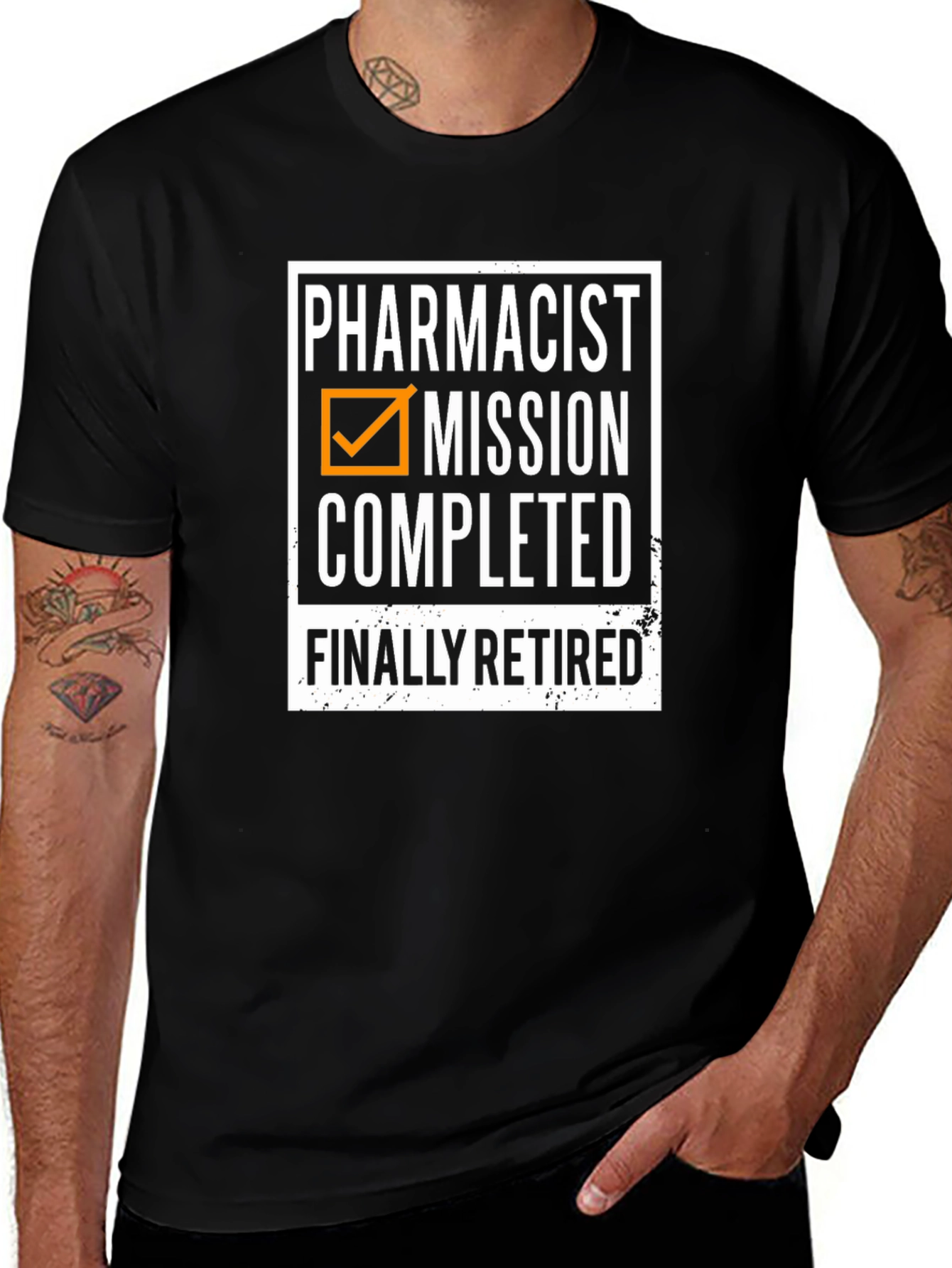 Variant 12 of Retired Pharmacist Mission Completed T-Shirt