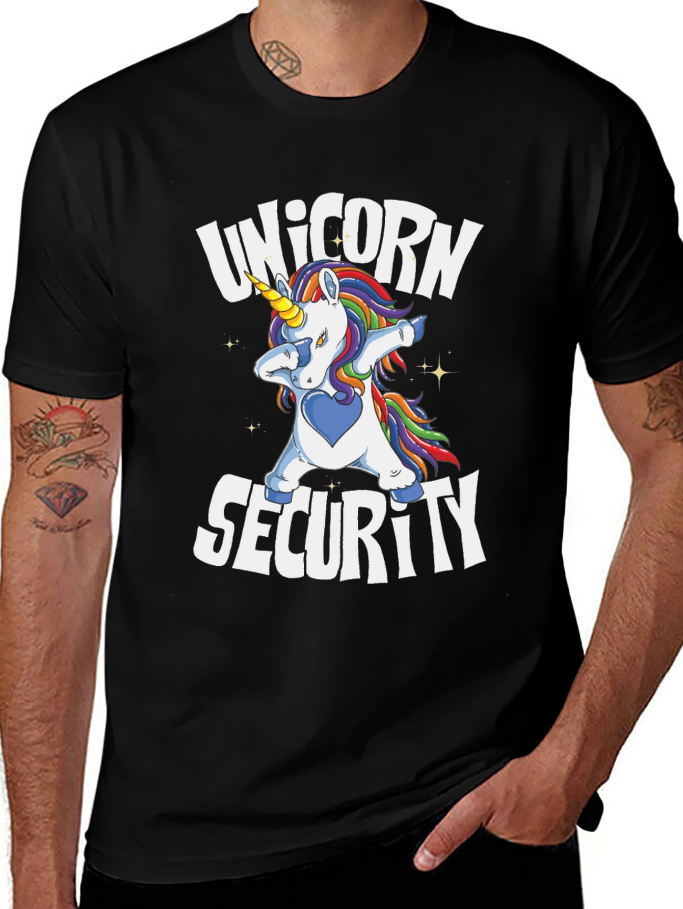 Variant 21 of Unicorn Security T-Shirt - Funny Dabbing Unicorn