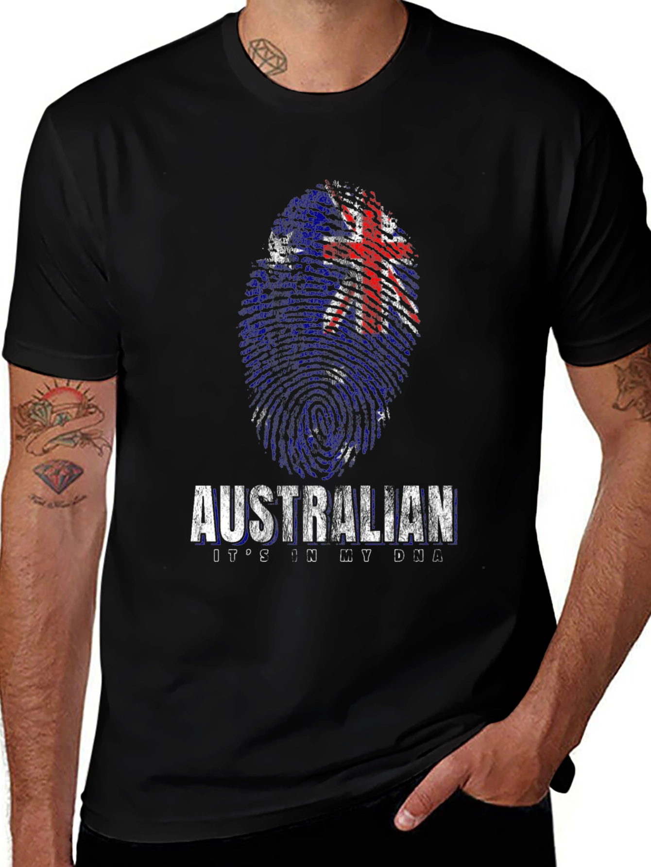 Australian DNA T-Shirt - Black